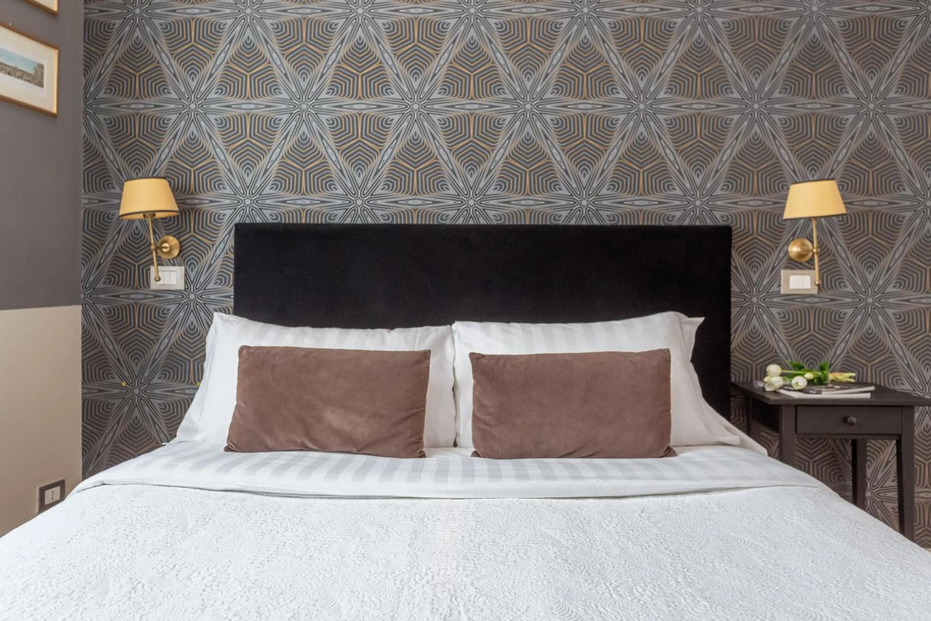 Bedroom, Bed in Hotel Parrasio