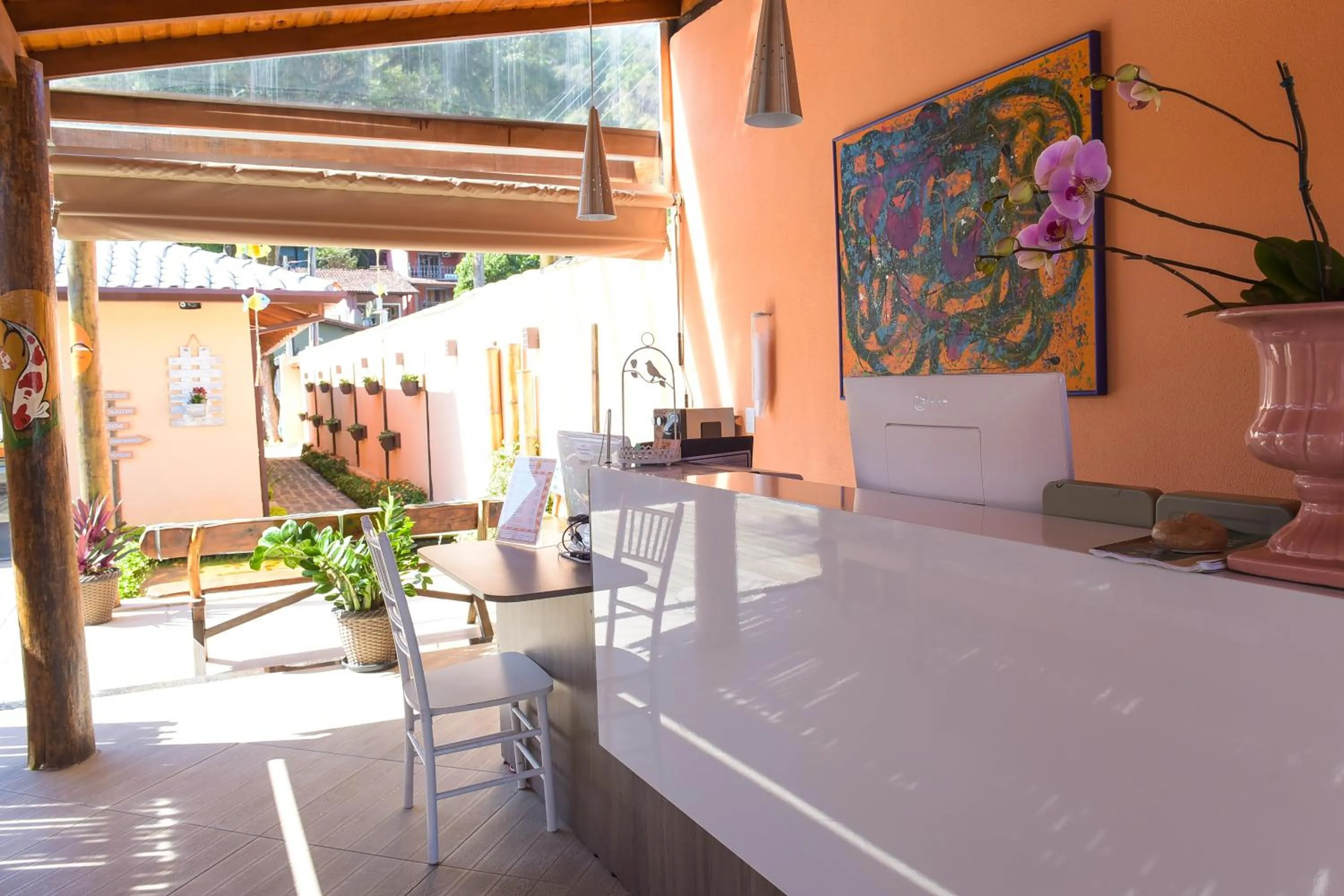 Lobby or reception in Recanto das Carpas