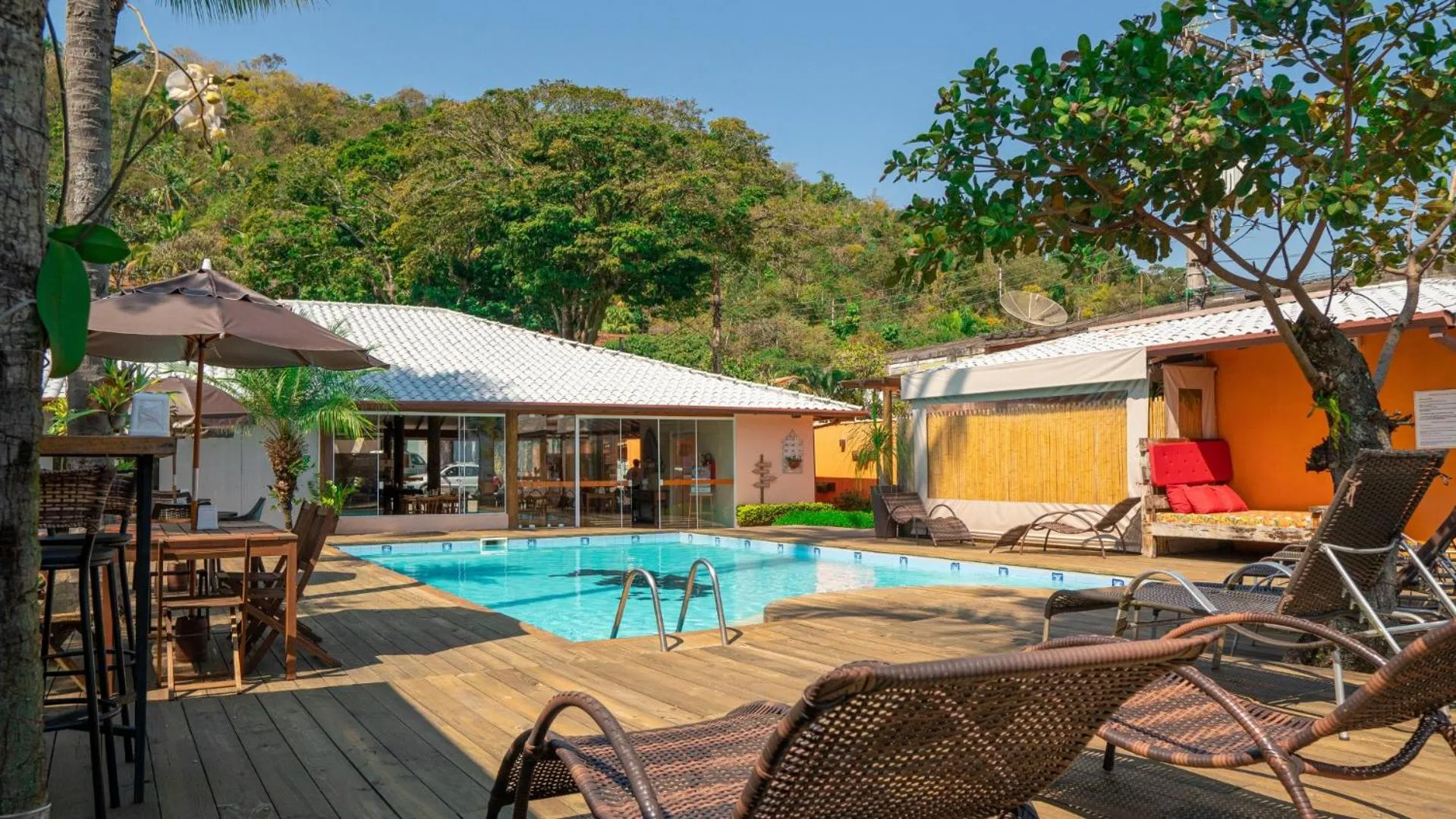 Swimming pool in Recanto das Carpas