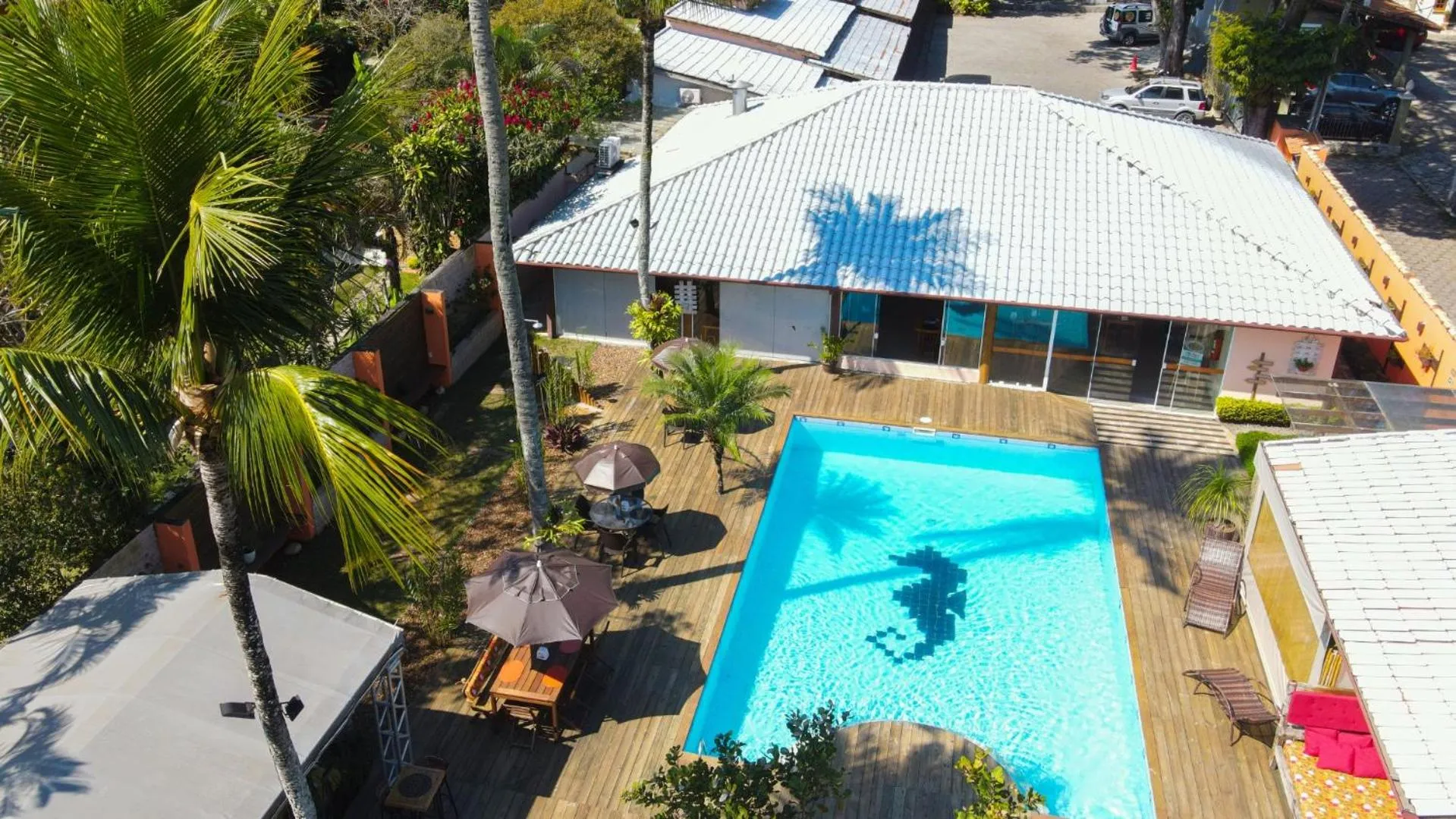 Swimming pool in Recanto das Carpas