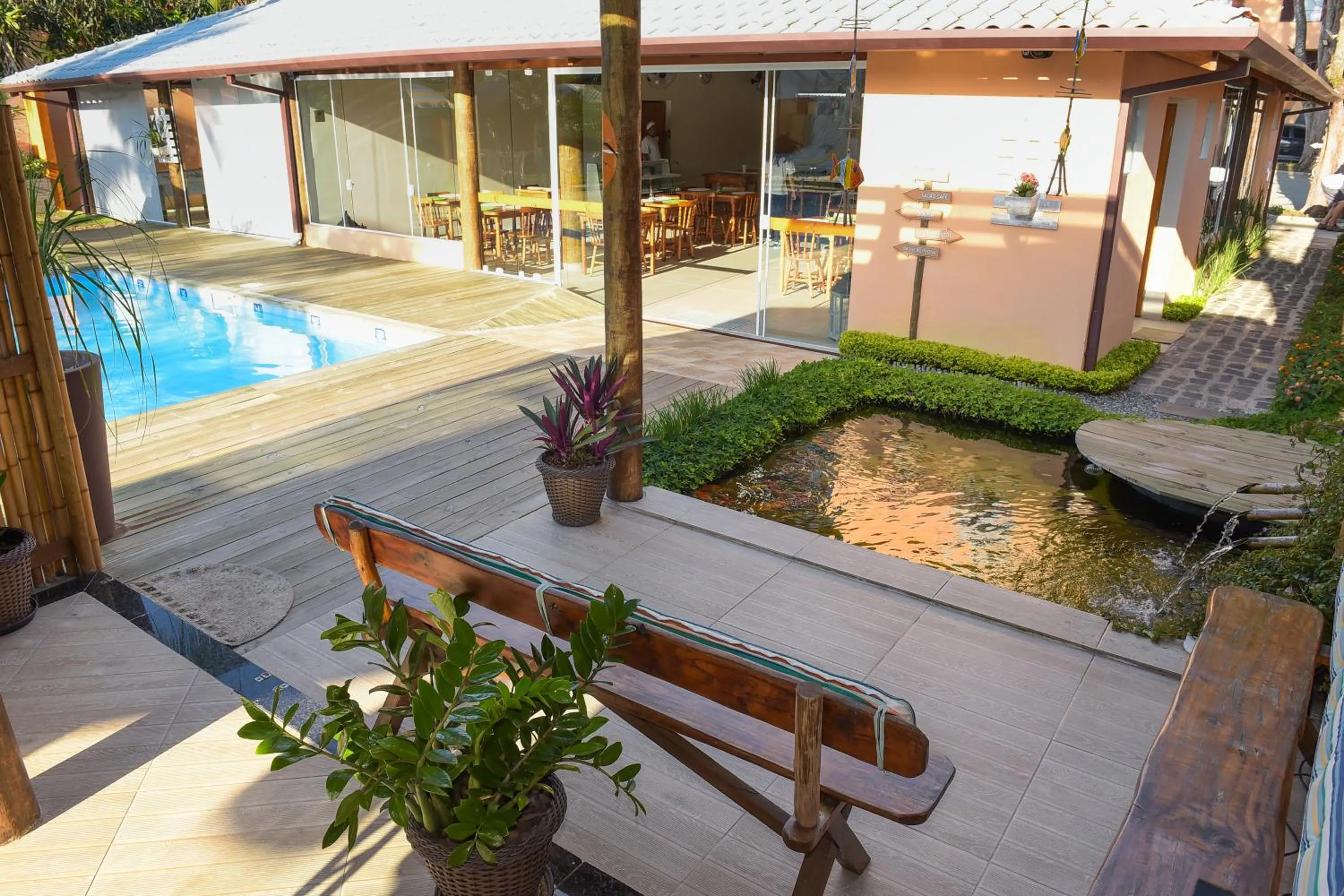 Lake view in Recanto das Carpas