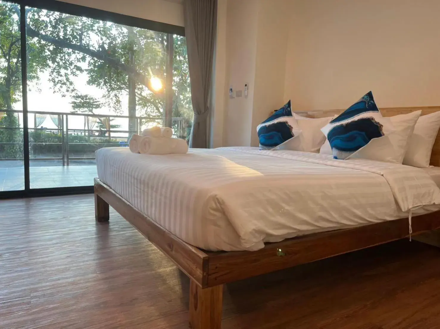 View (from property/room), Bed in Siam Beach Resort View (from property/room), Bed in Siam Beach Resort