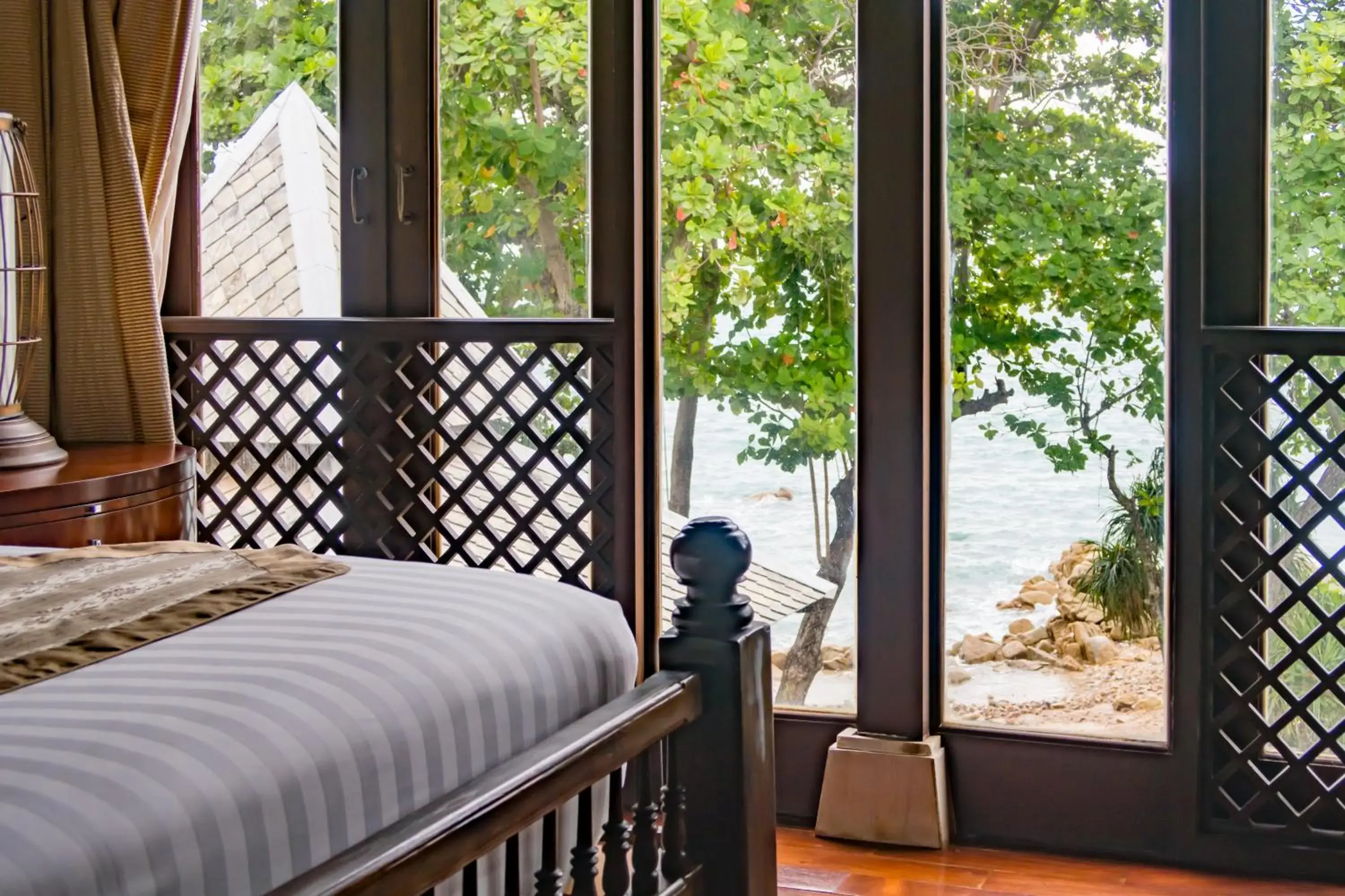 Balcony/Terrace, Bed in Pawanthorn Samui - SHA Plus Balcony/Terrace, Bed in Pawanthorn Samui - SHA Plus