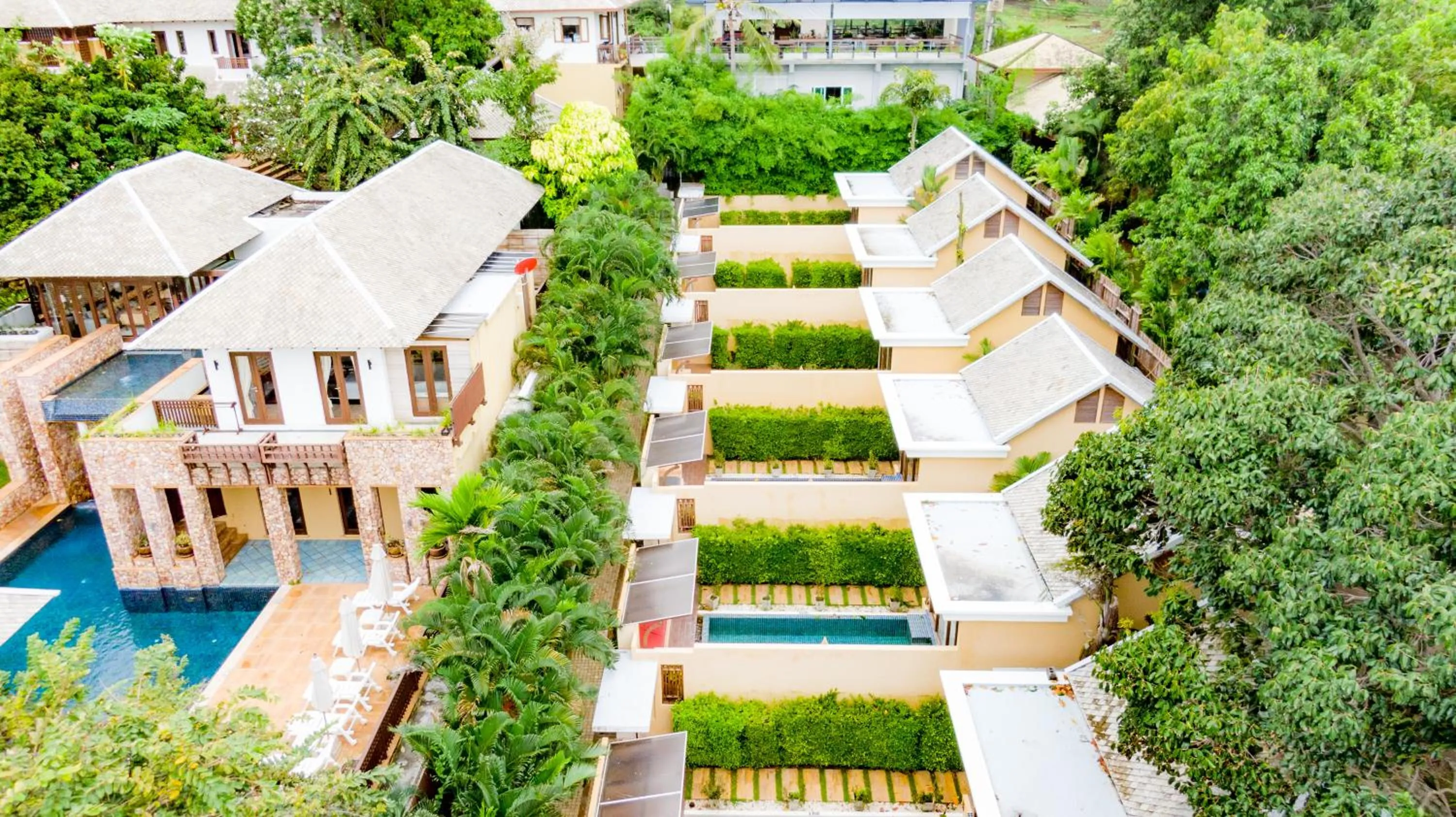 Bird's eye view in Pawanthorn Samui - SHA Plus