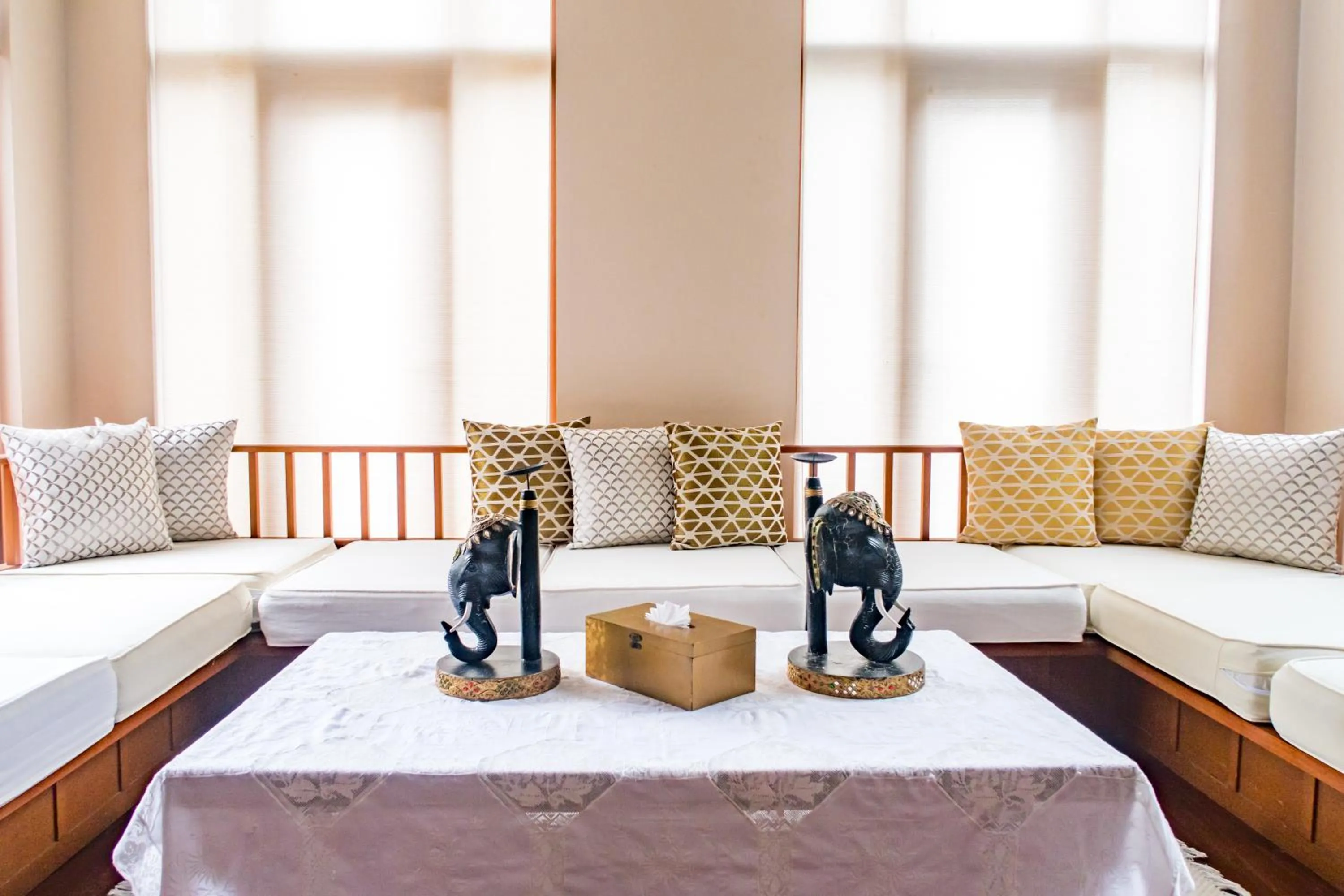 Living room, Bed in Pawanthorn Samui - SHA Plus