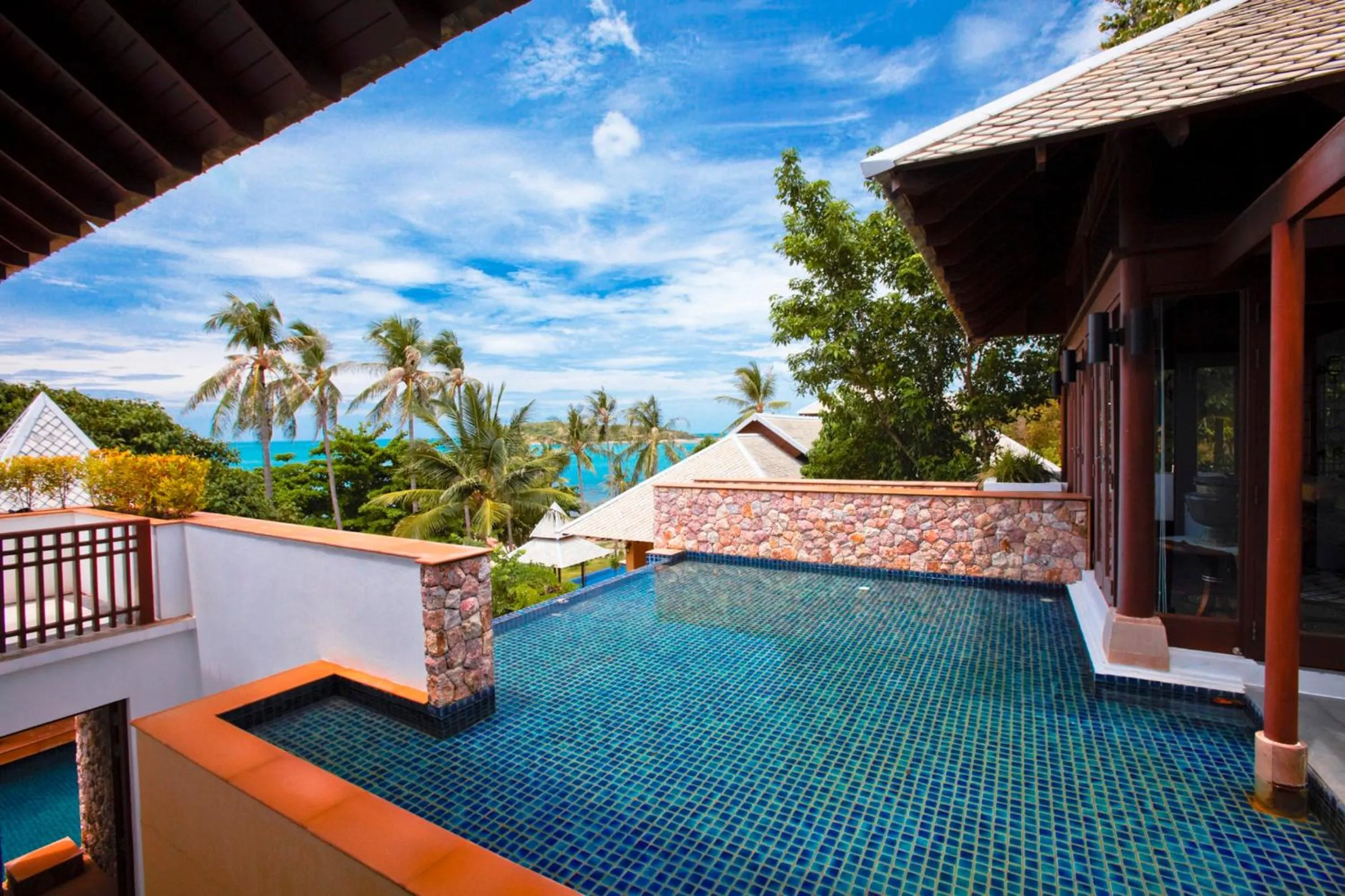 Pool view in Pawanthorn Samui - SHA Plus
