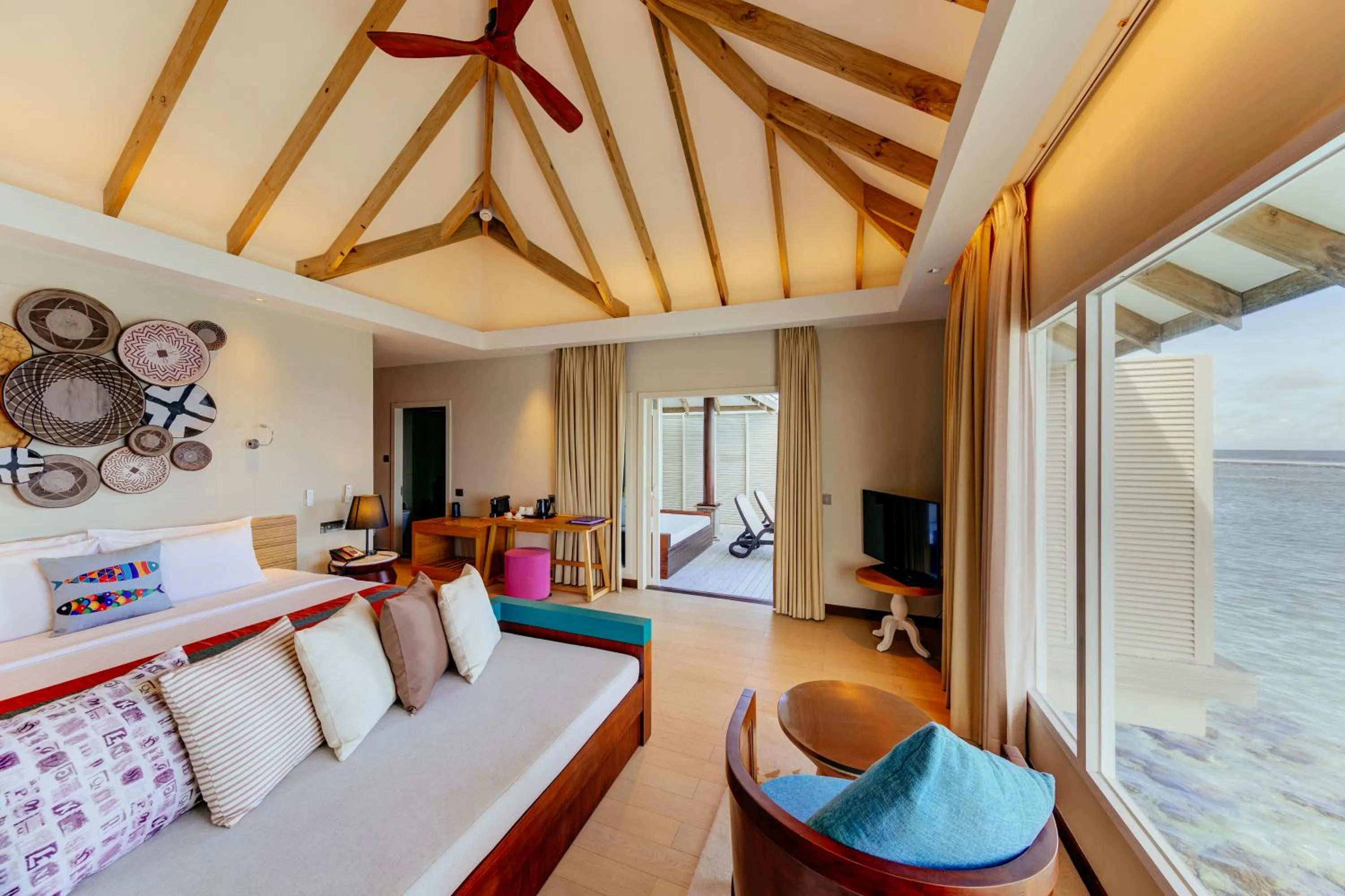 Photo of the whole room, Bed in Cinnamon Dhonveli Maldives - Free One-Way Speedboat and 02 Kids Under 12 Stay & Dine Free