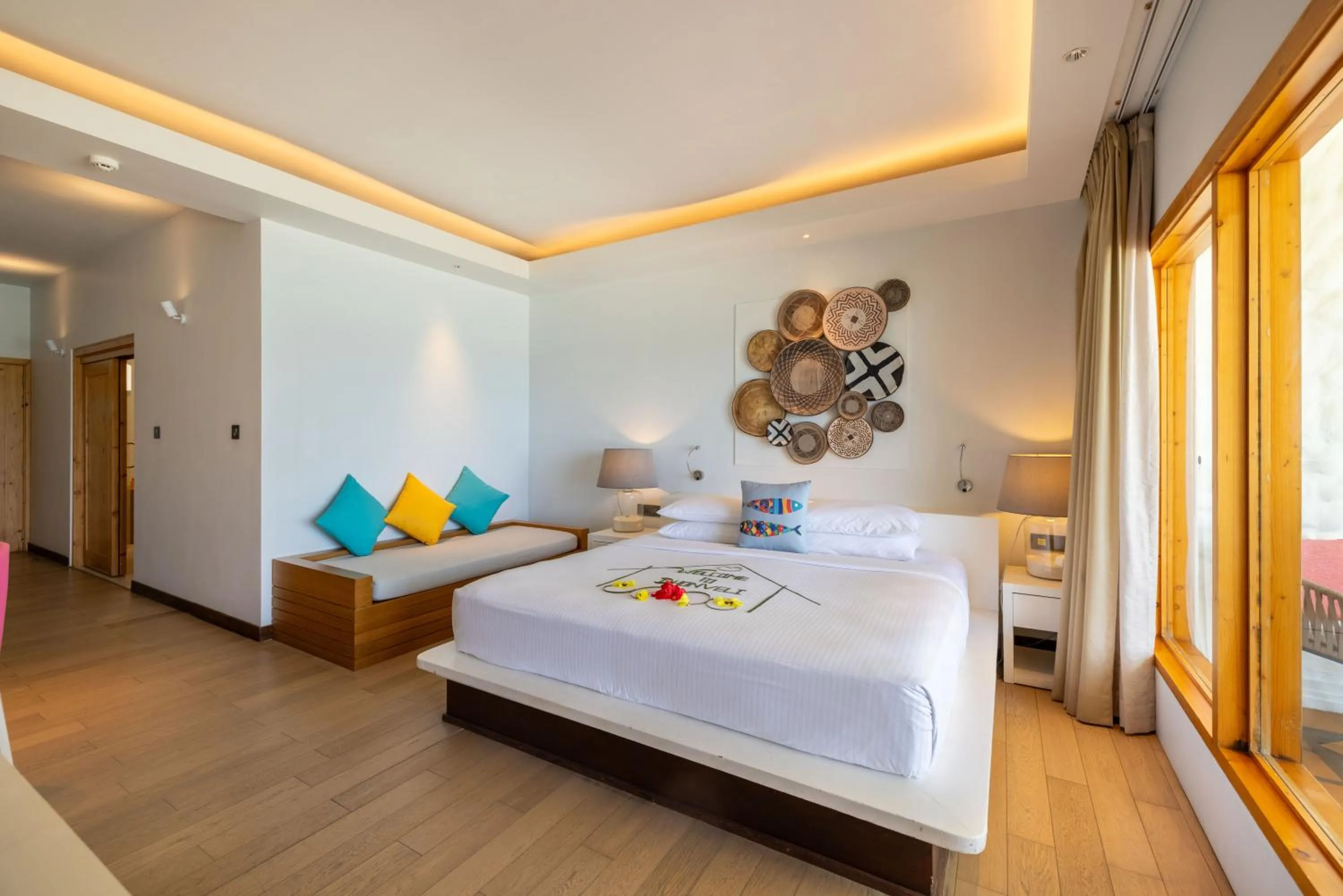 Bed in Cinnamon Dhonveli Maldives