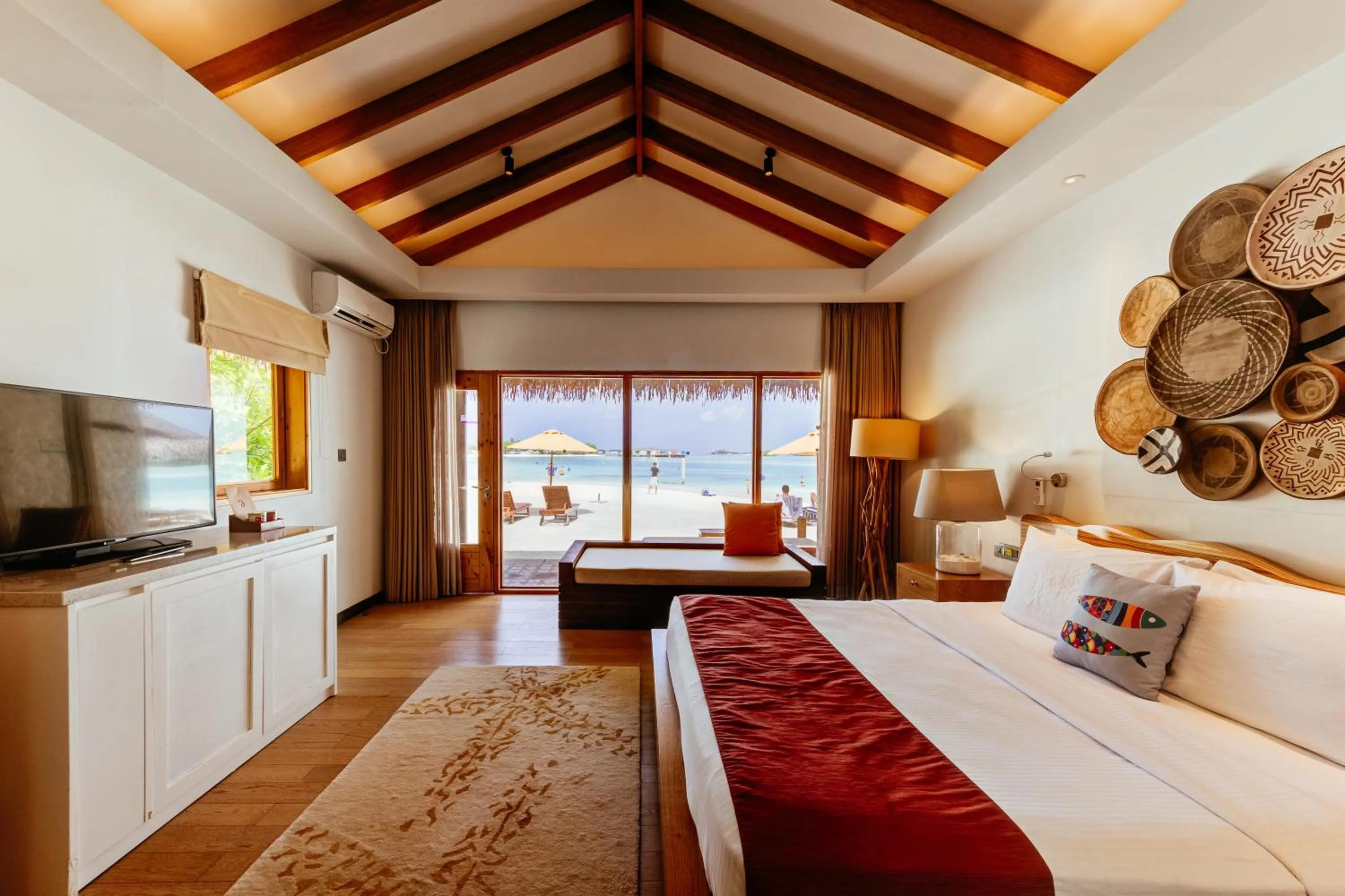 Photo of the whole room, Bed in Cinnamon Dhonveli Maldives - Free One-Way Speedboat and 02 Kids Under 12 Stay & Dine Free