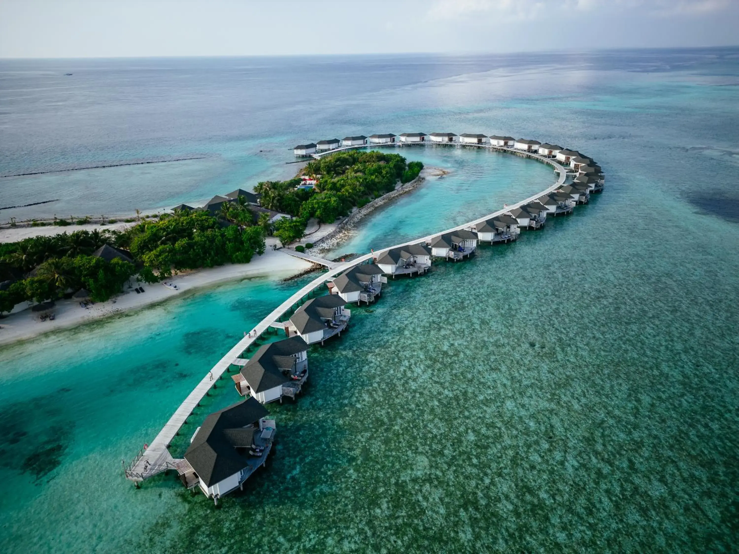 Bird's eye view in Cinnamon Dhonveli Maldives - Free One-Way Speedboat and 02 Kids Under 12 Stay & Dine Free Bird's eye view in Cinnamon Dhonveli Maldives - Free One-Way Speedboat and 02 Kids Under 12 Stay & Dine Free