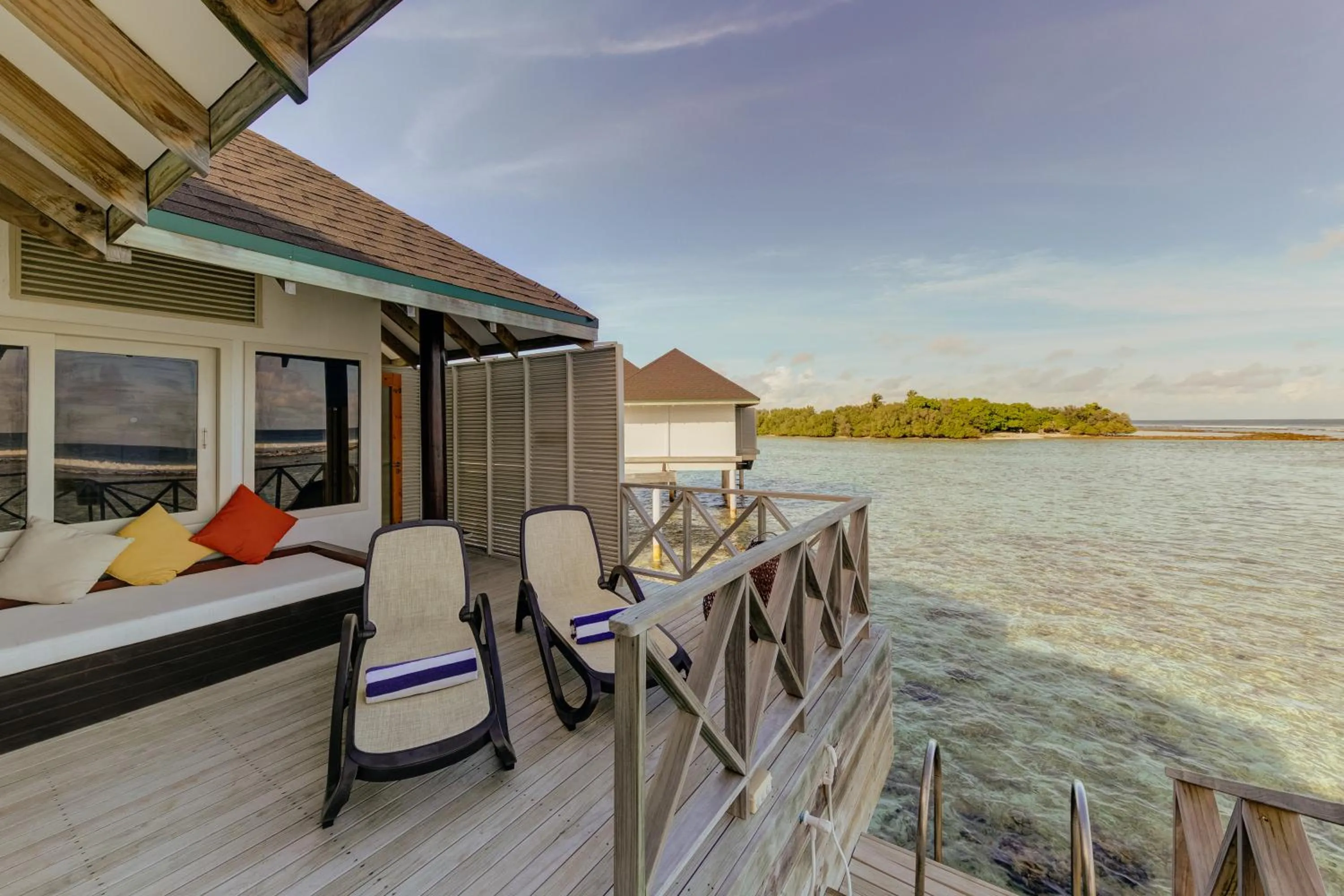 Balcony/Terrace in Cinnamon Dhonveli Maldives - Free One-Way Speedboat and 02 Kids Under 12 Stay & Dine Free