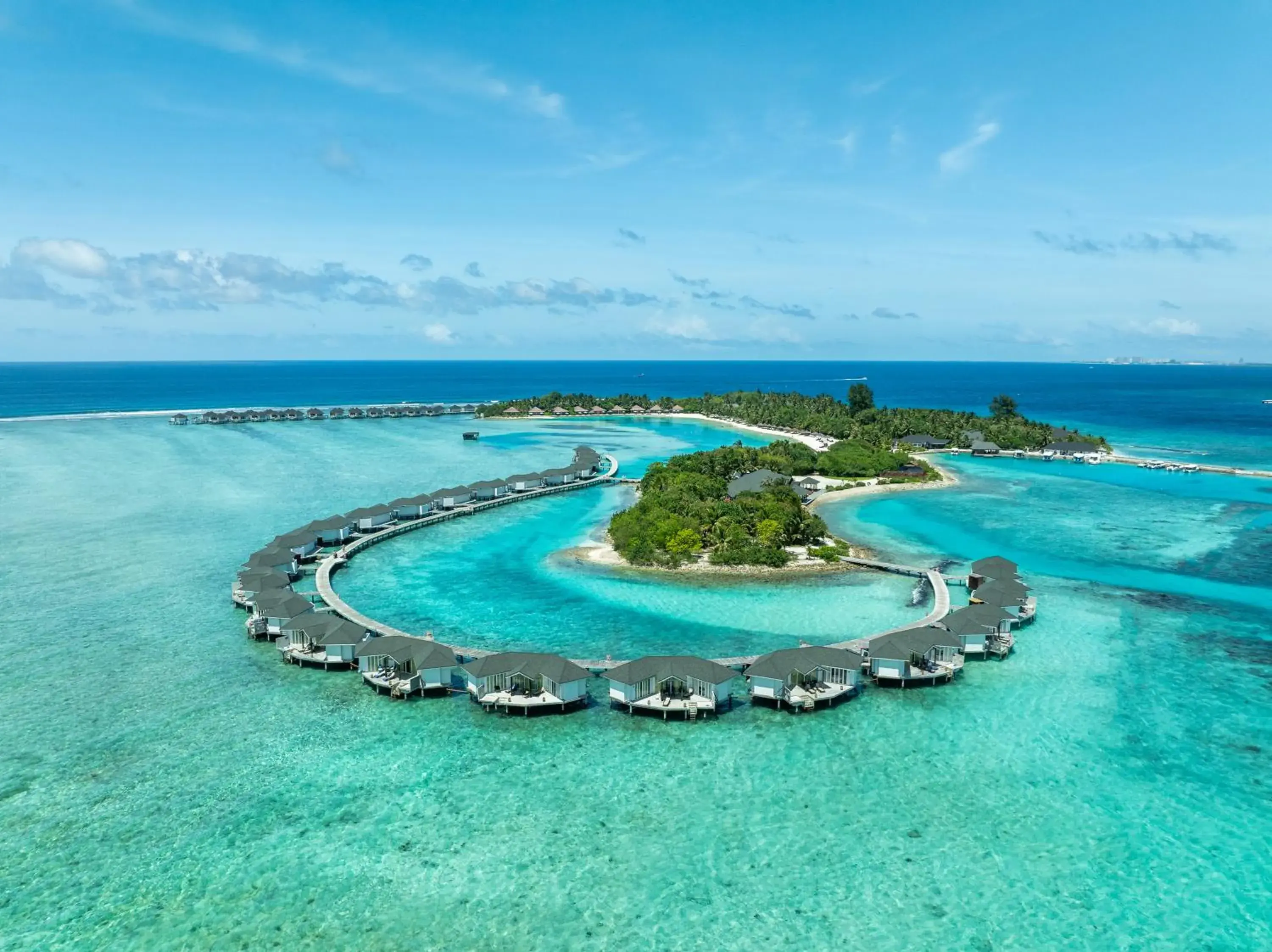 Bird's eye view in Cinnamon Dhonveli Maldives - Free One-Way Speedboat and 02 Kids Under 12 Stay & Dine Free Bird's eye view in Cinnamon Dhonveli Maldives - Free One-Way Speedboat and 02 Kids Under 12 Stay & Dine Free