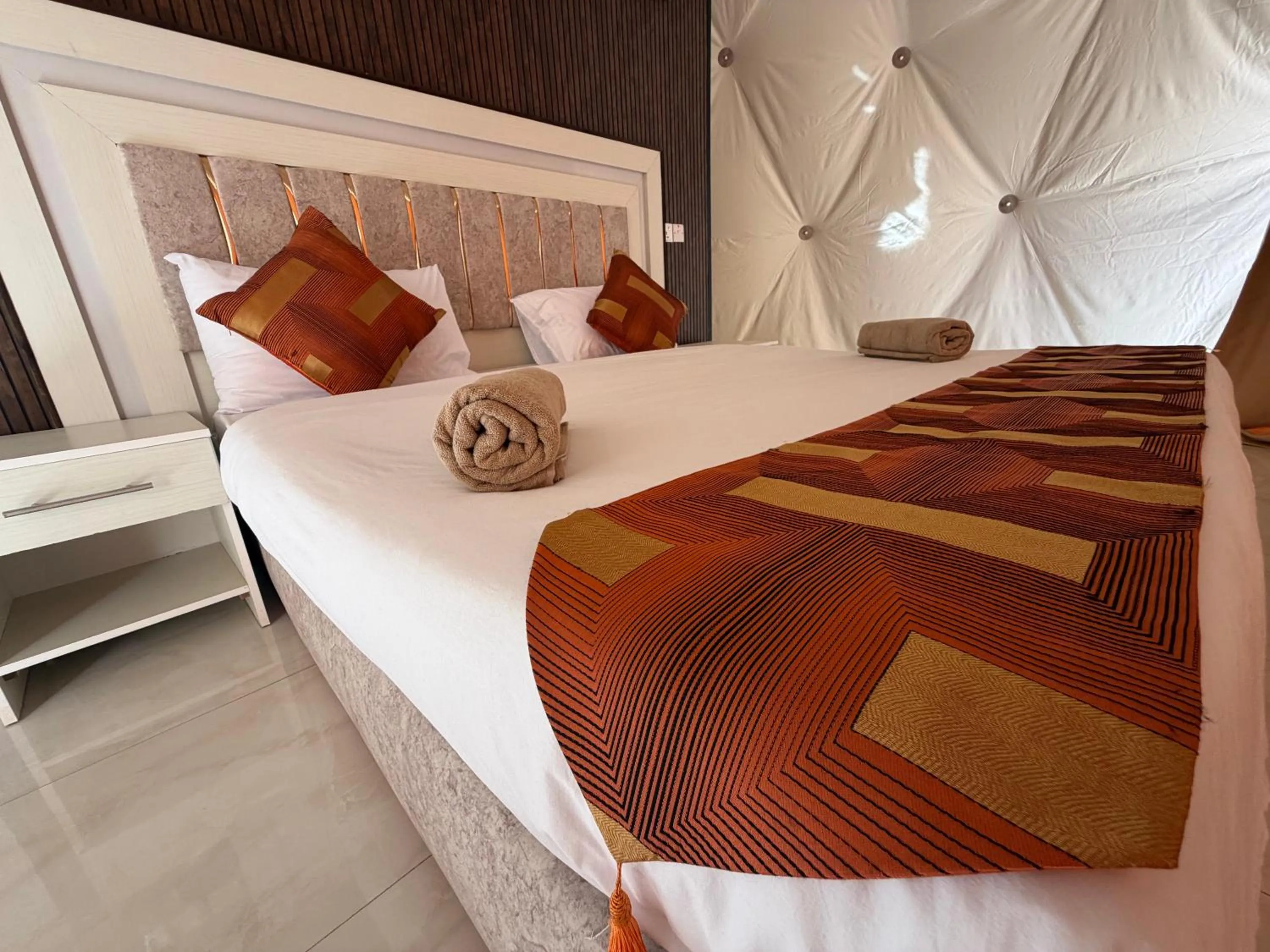 Bed in Hasan Zawaideh Camp