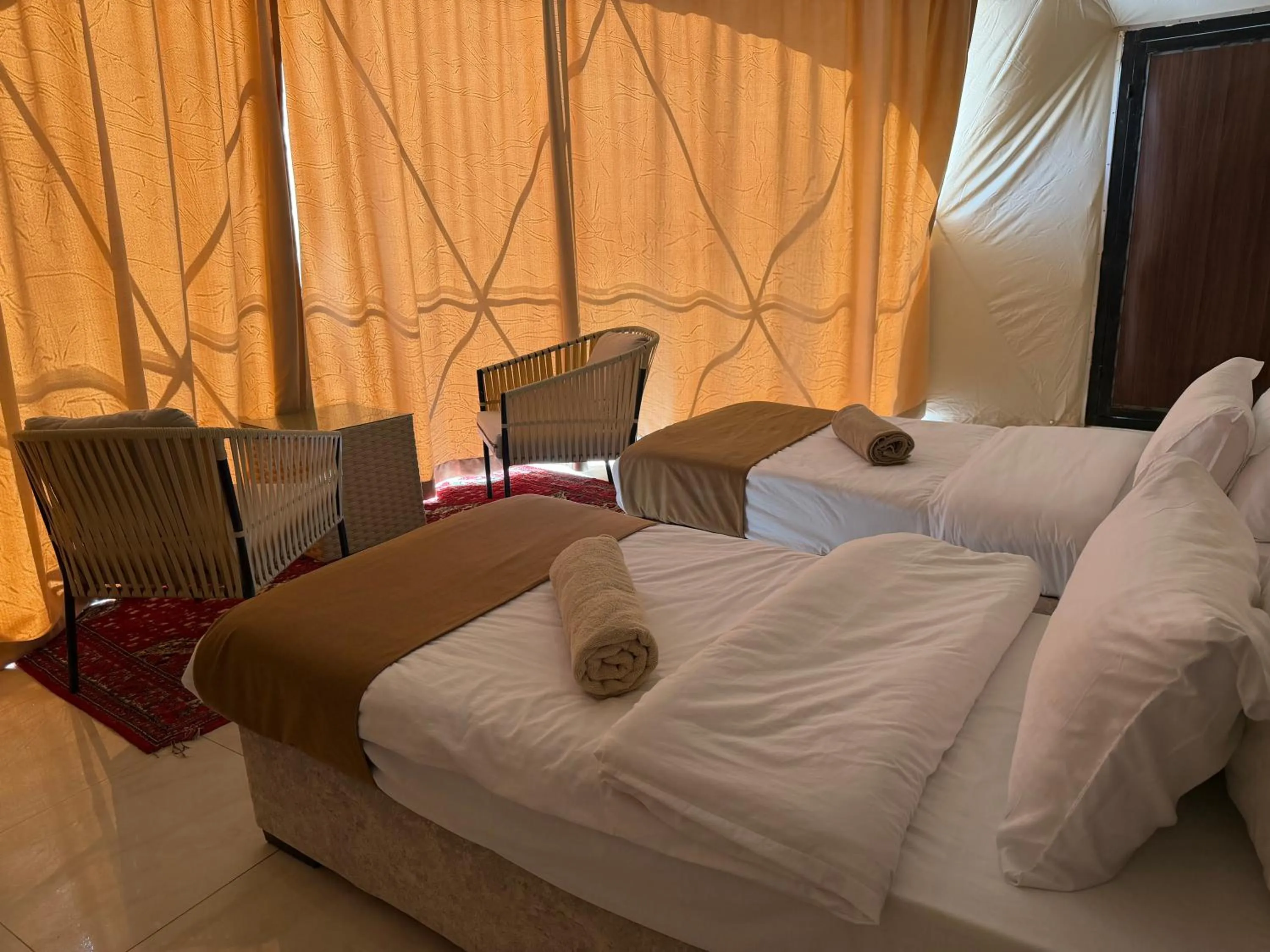 Bed in Hasan Zawaideh Camp