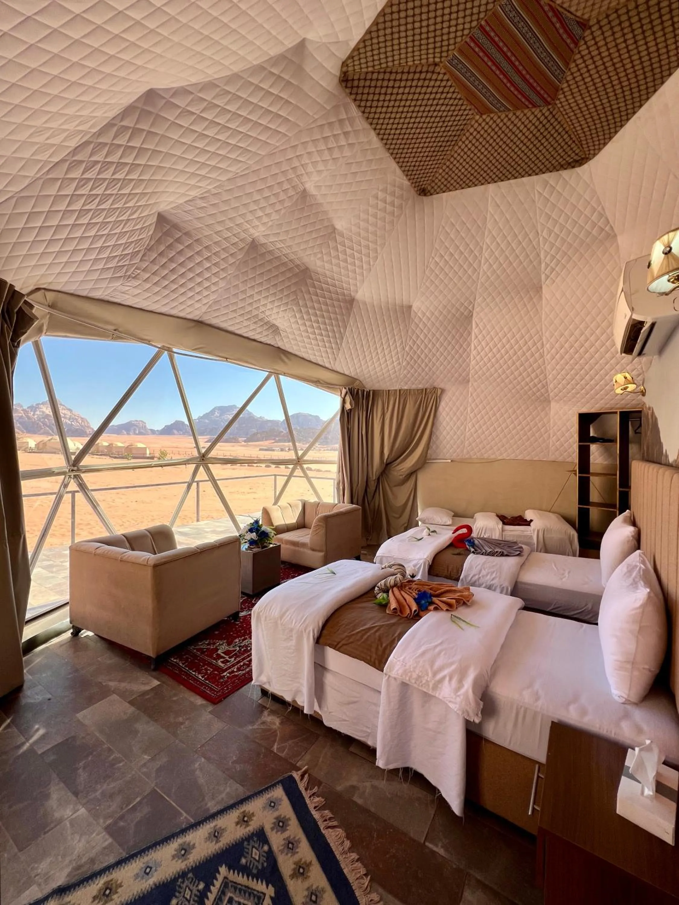 Bed in Hasan Zawaideh Camp