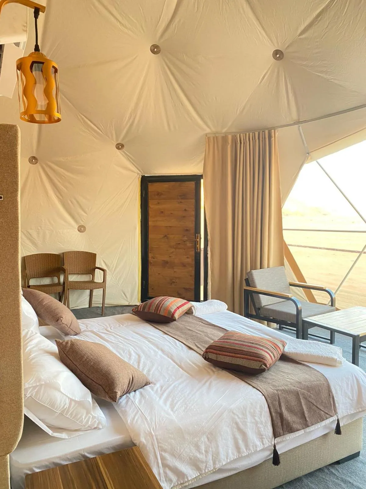 Bed in Hasan Zawaideh Camp