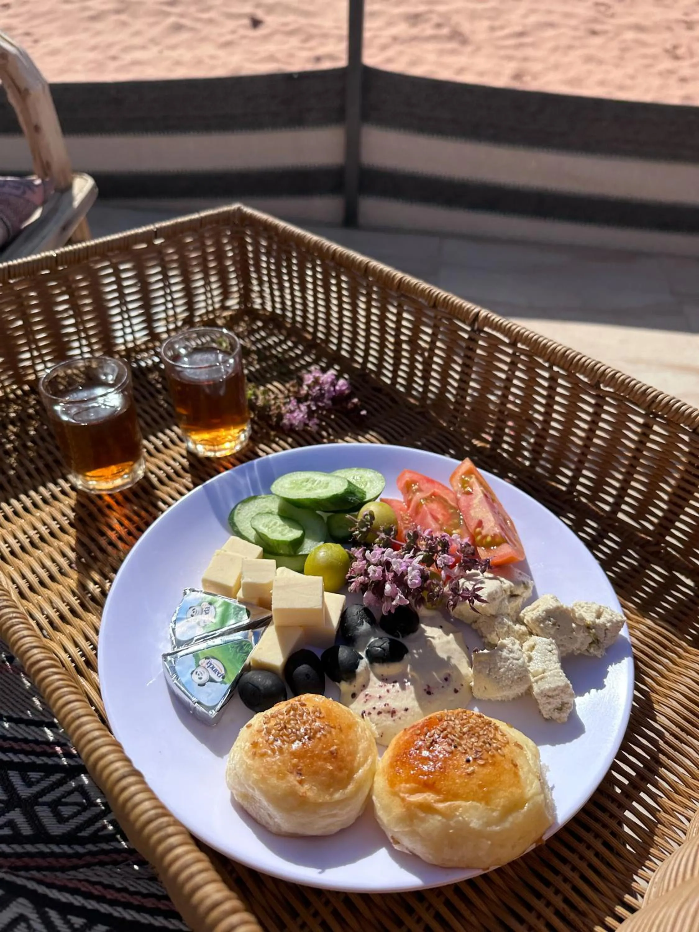 Food and drinks in Hasan Zawaideh Camp