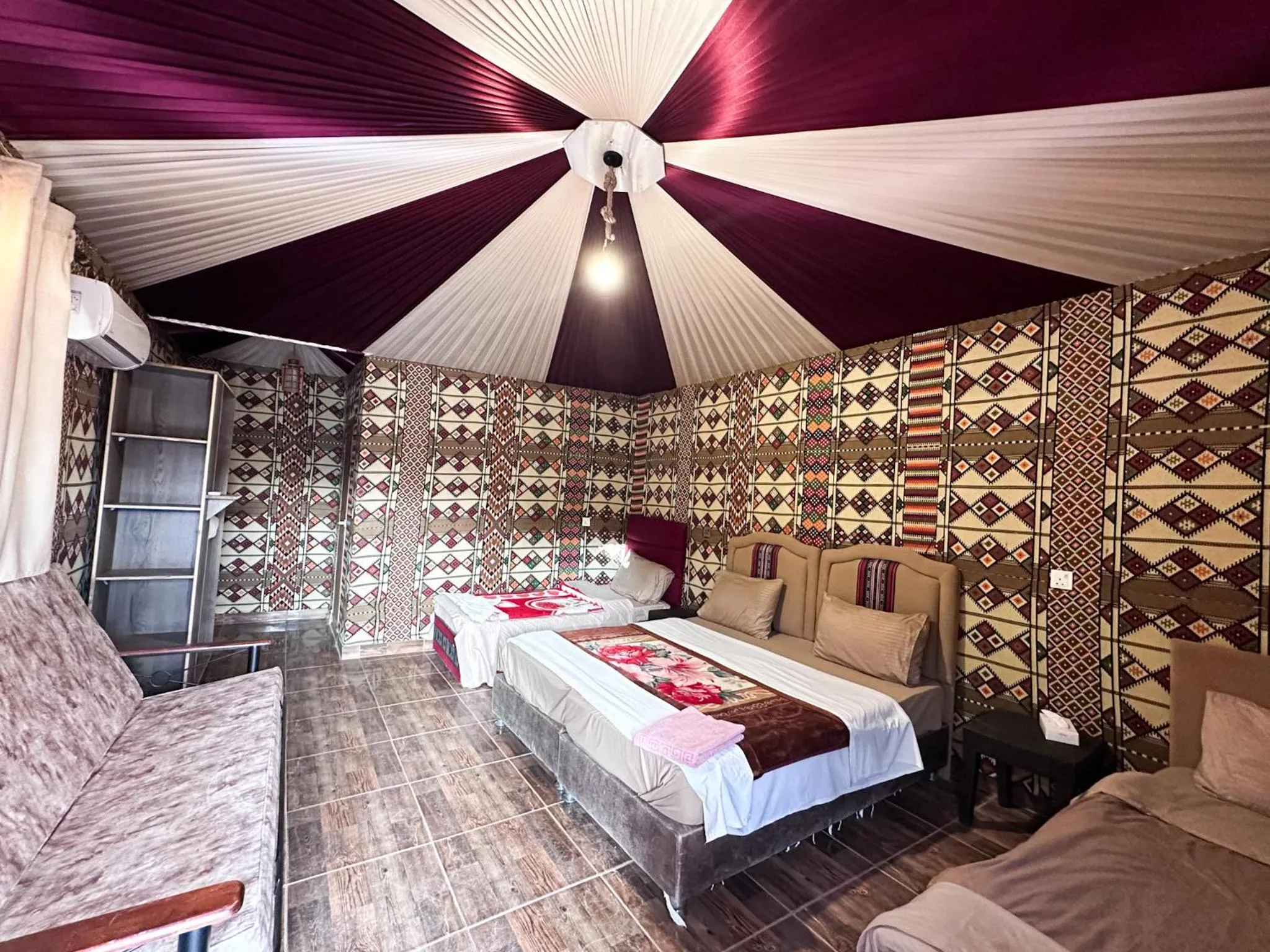 Bed in Hasan Zawaideh Camp