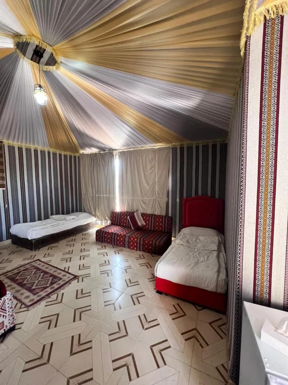 Bed in Hasan Zawaideh Camp