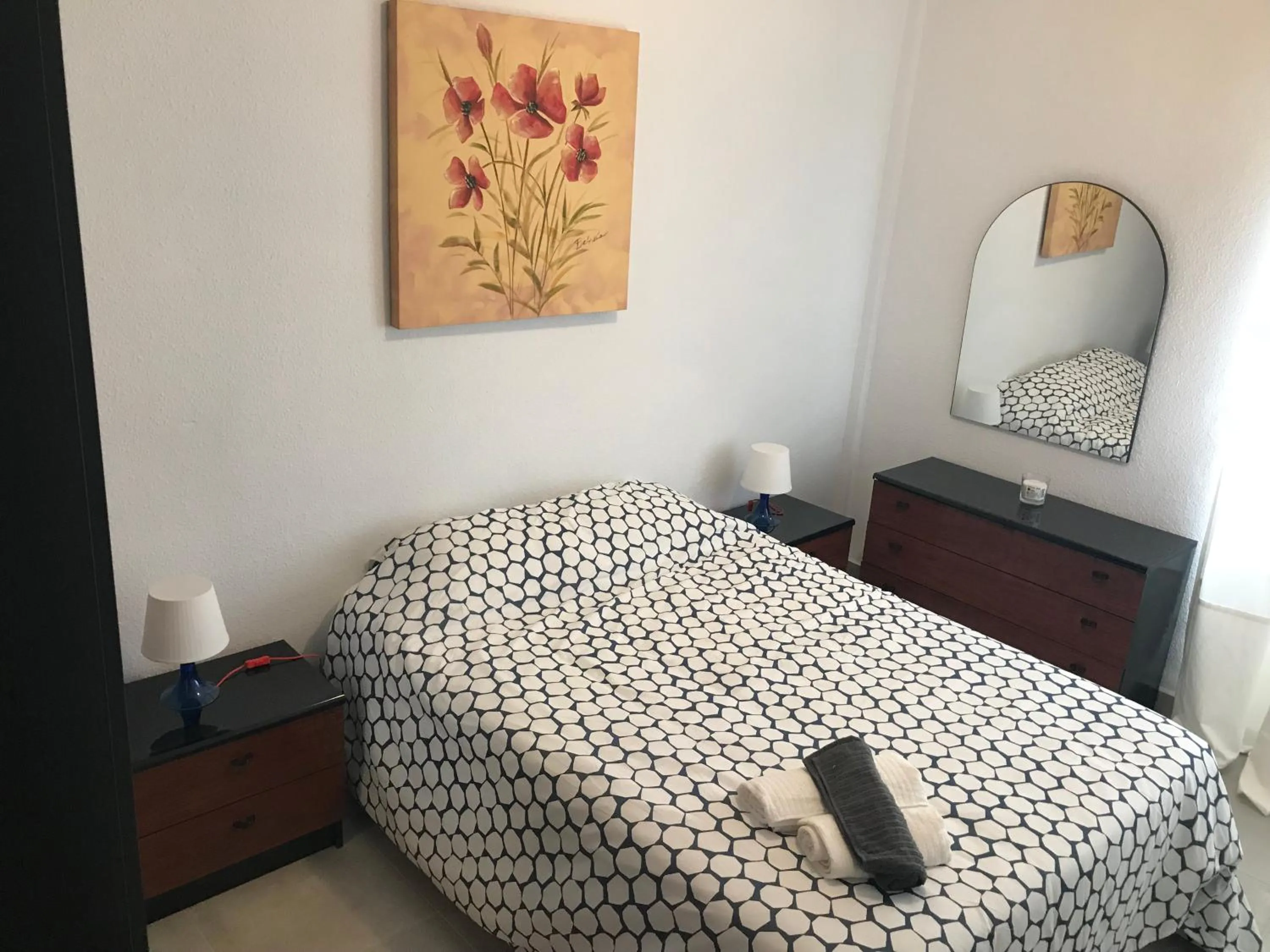 Bedroom, Bed in Apartamento Eucalipto