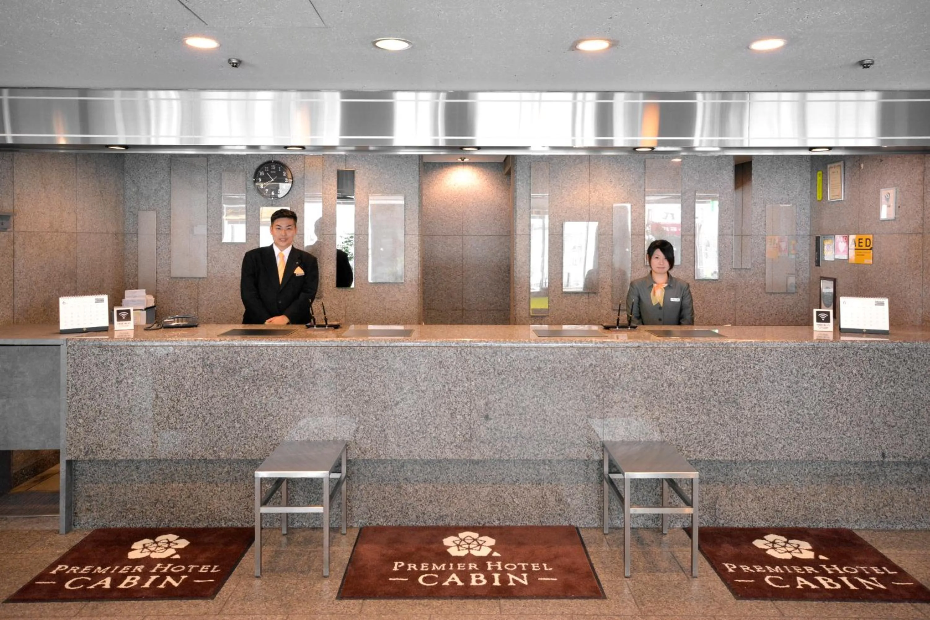 Staff in Premier Hotel Cabin Shinjuku