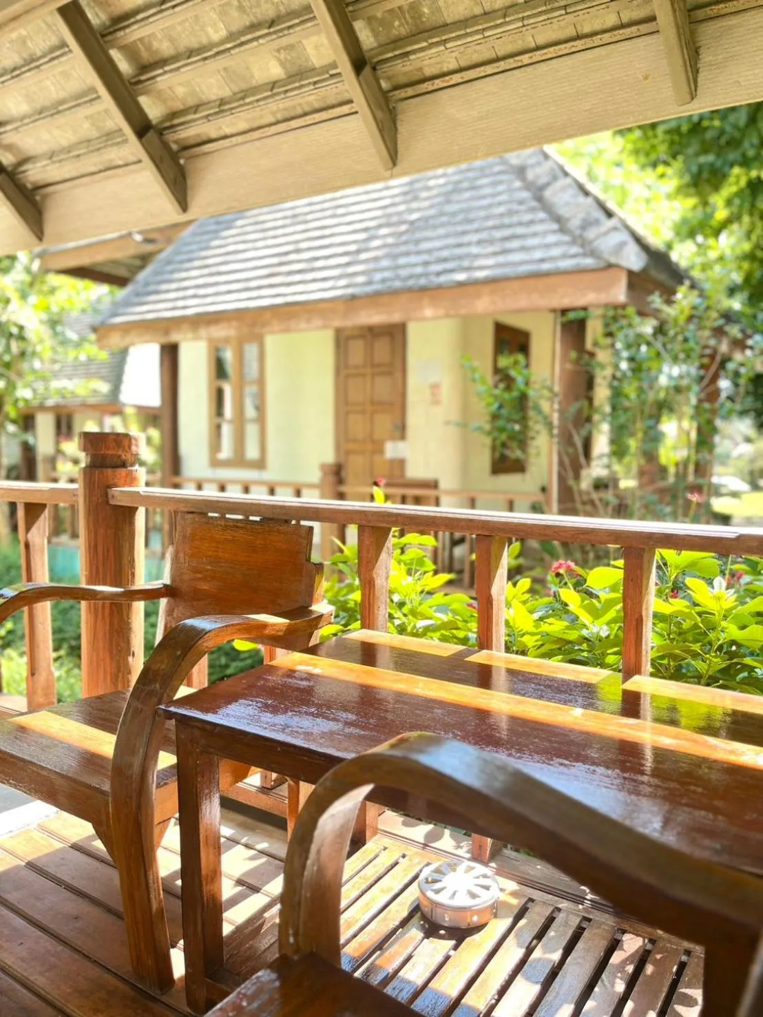 Balcony/Terrace in Pai Flora Resort