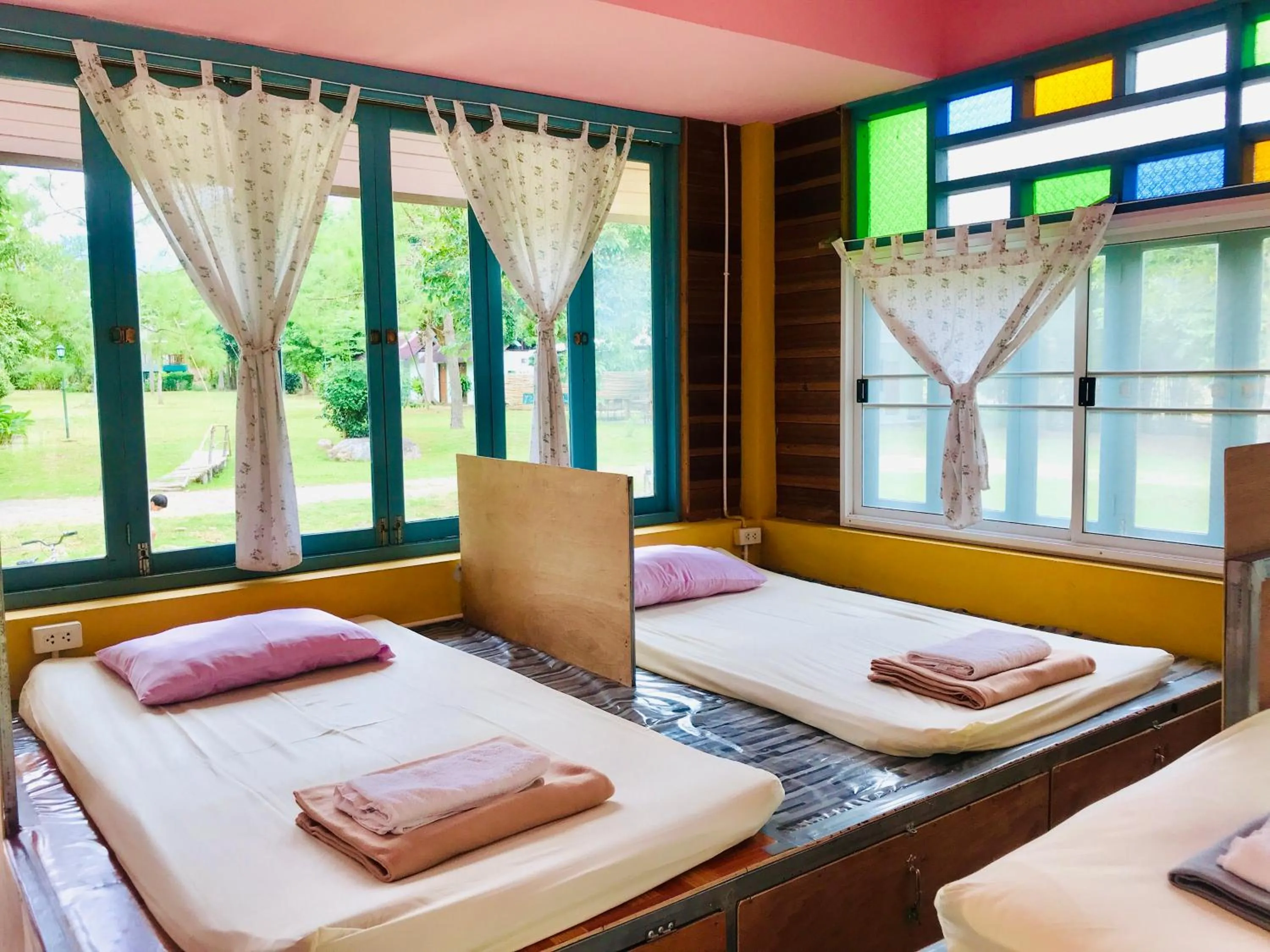 Property building, Bed in Pai Flora Resort