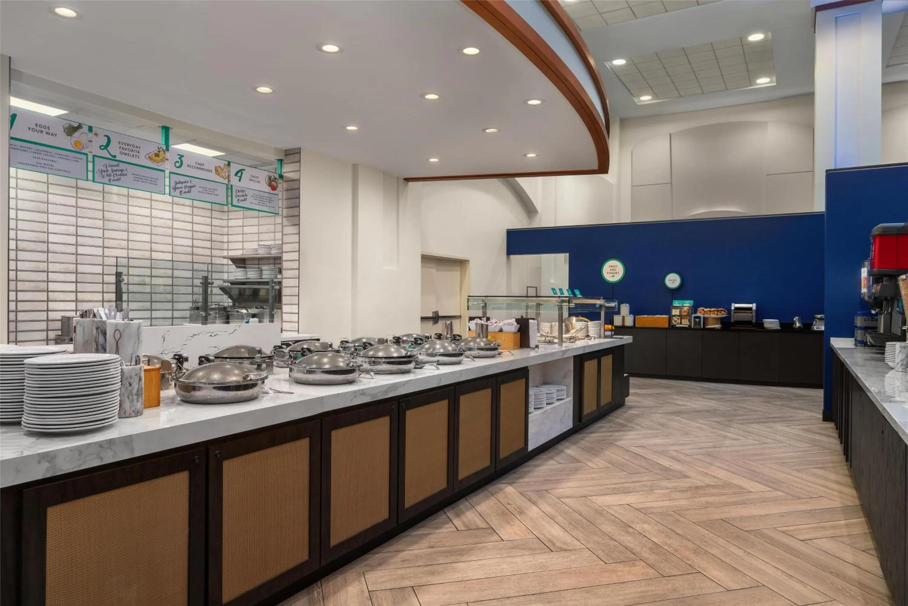 Breakfast in Embassy Suites Boston at Logan Airport