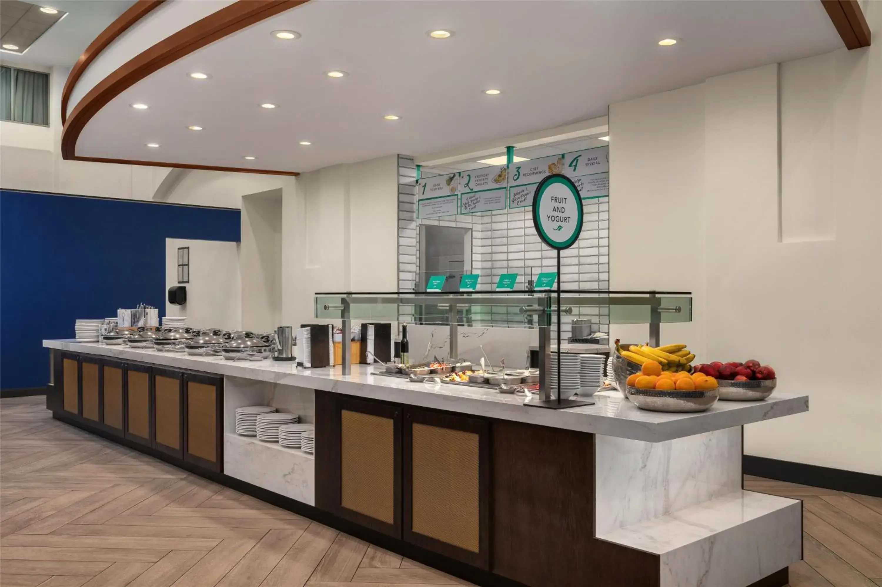 Breakfast in Embassy Suites Boston at Logan Airport Breakfast in Embassy Suites Boston at Logan Airport