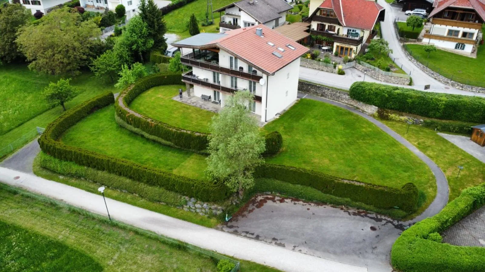 Bird's eye view in Apartment hauskaernten