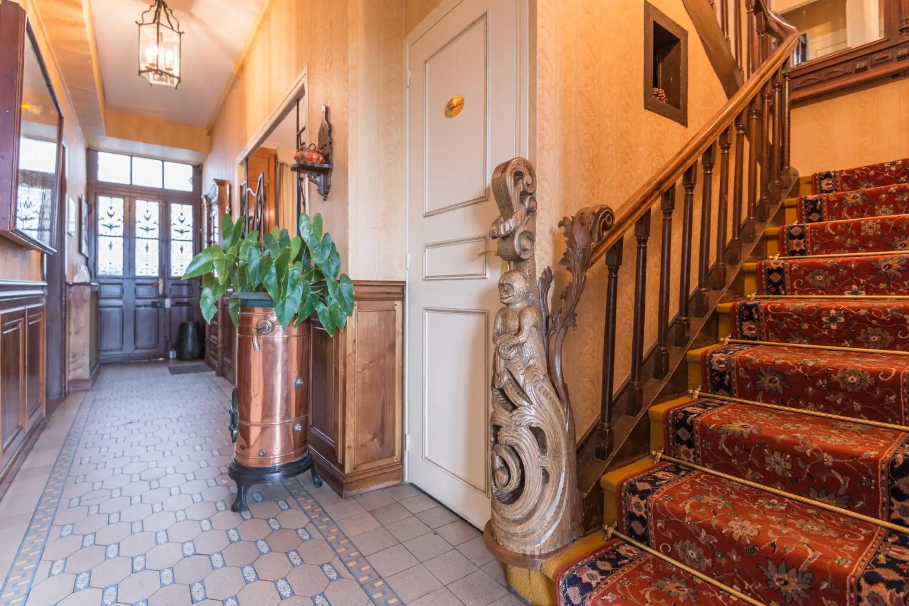 Lobby or reception in Logis Hôtel Beau Site Lobby or reception in Logis Hôtel Beau Site