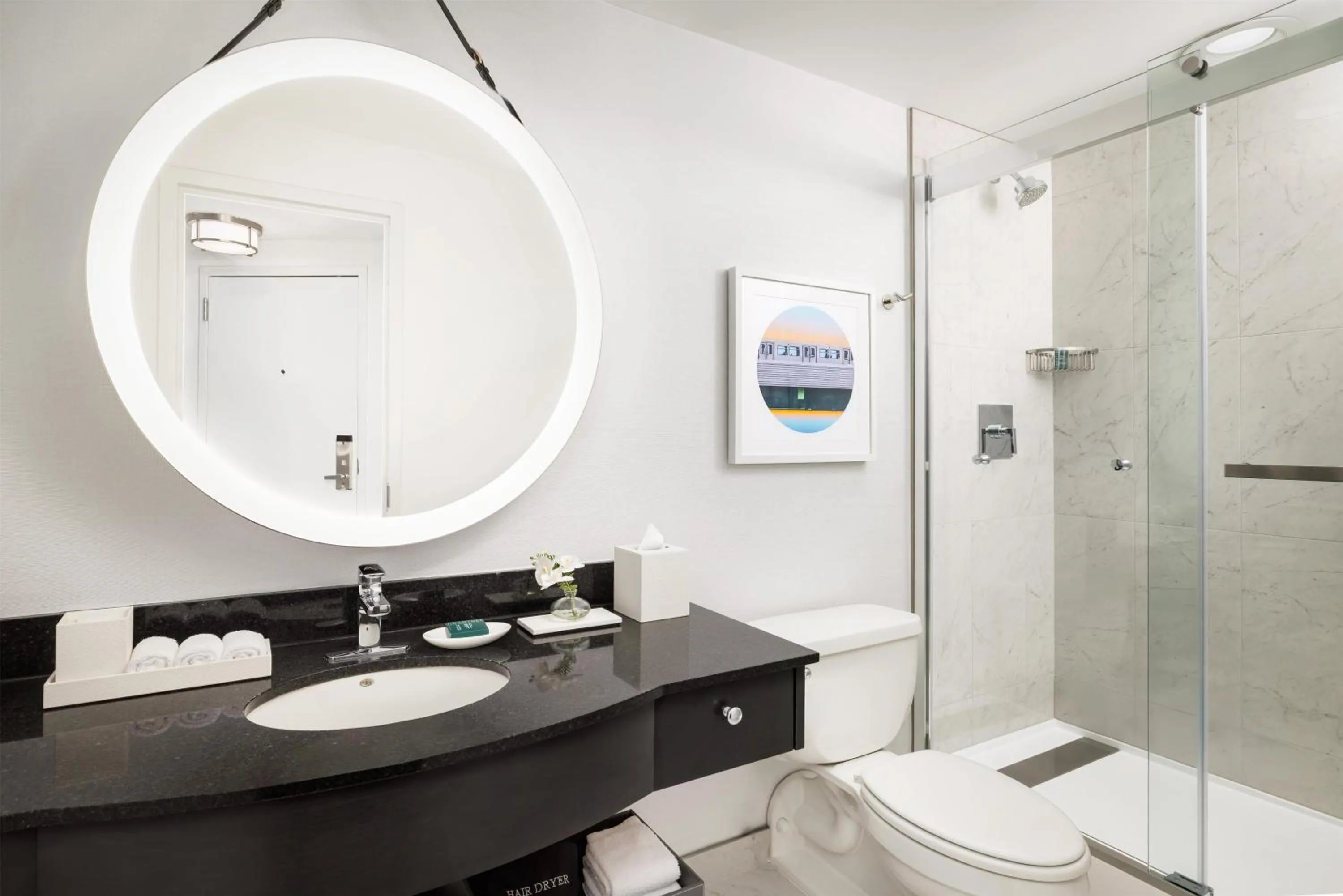 Bathroom in Hilton Boston Back Bay