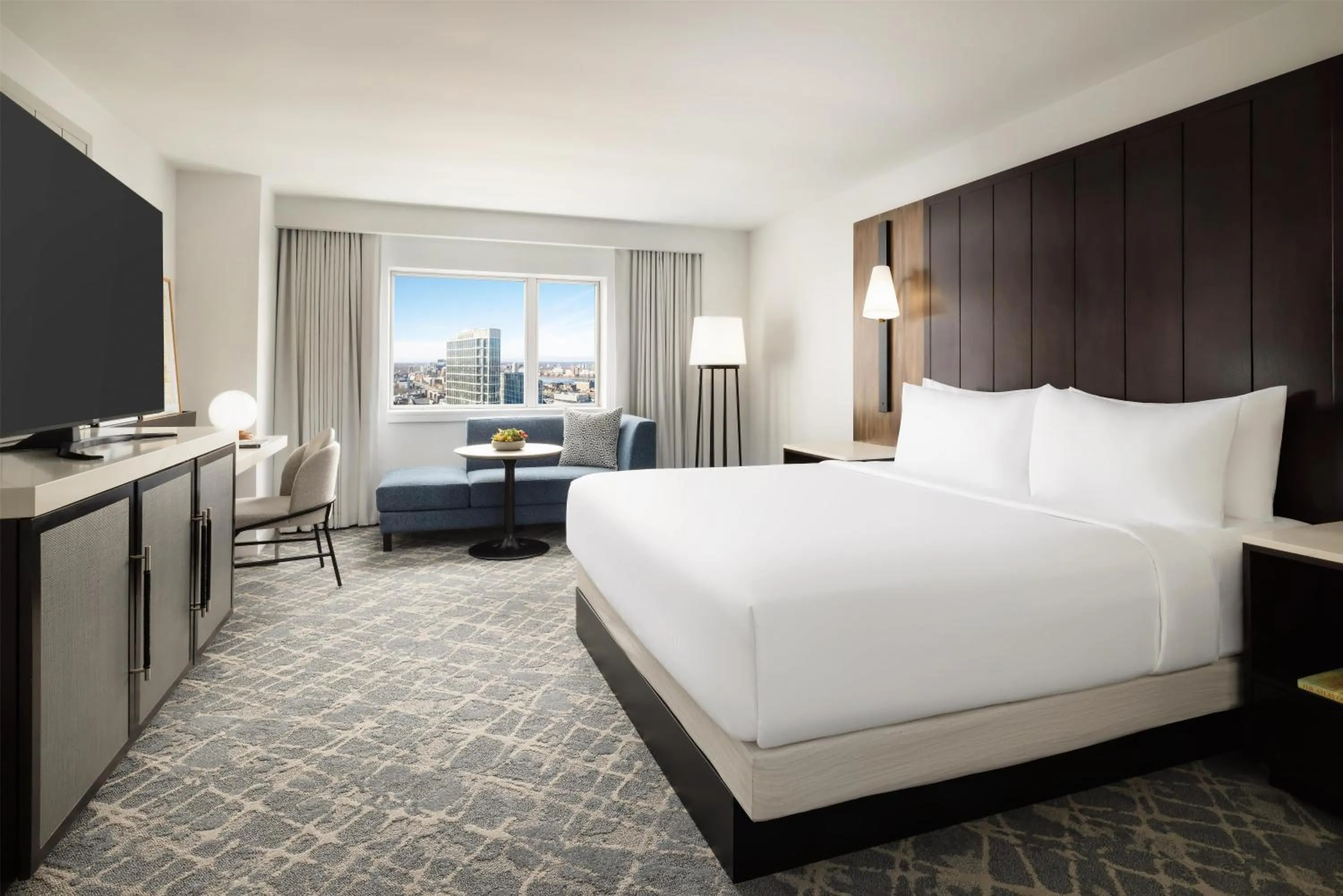 Bed in Hilton Boston Back Bay