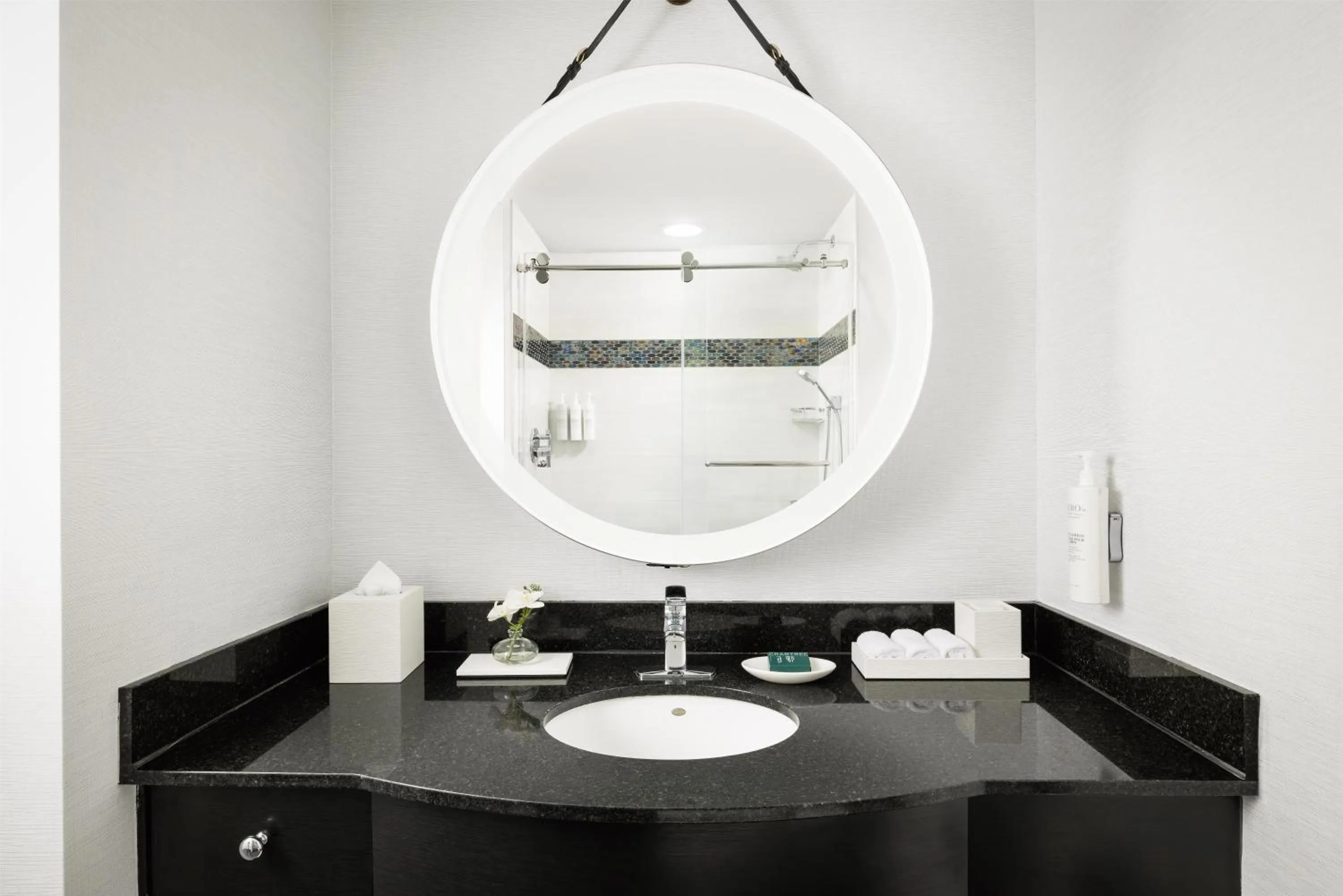 Bathroom in Hilton Boston Back Bay