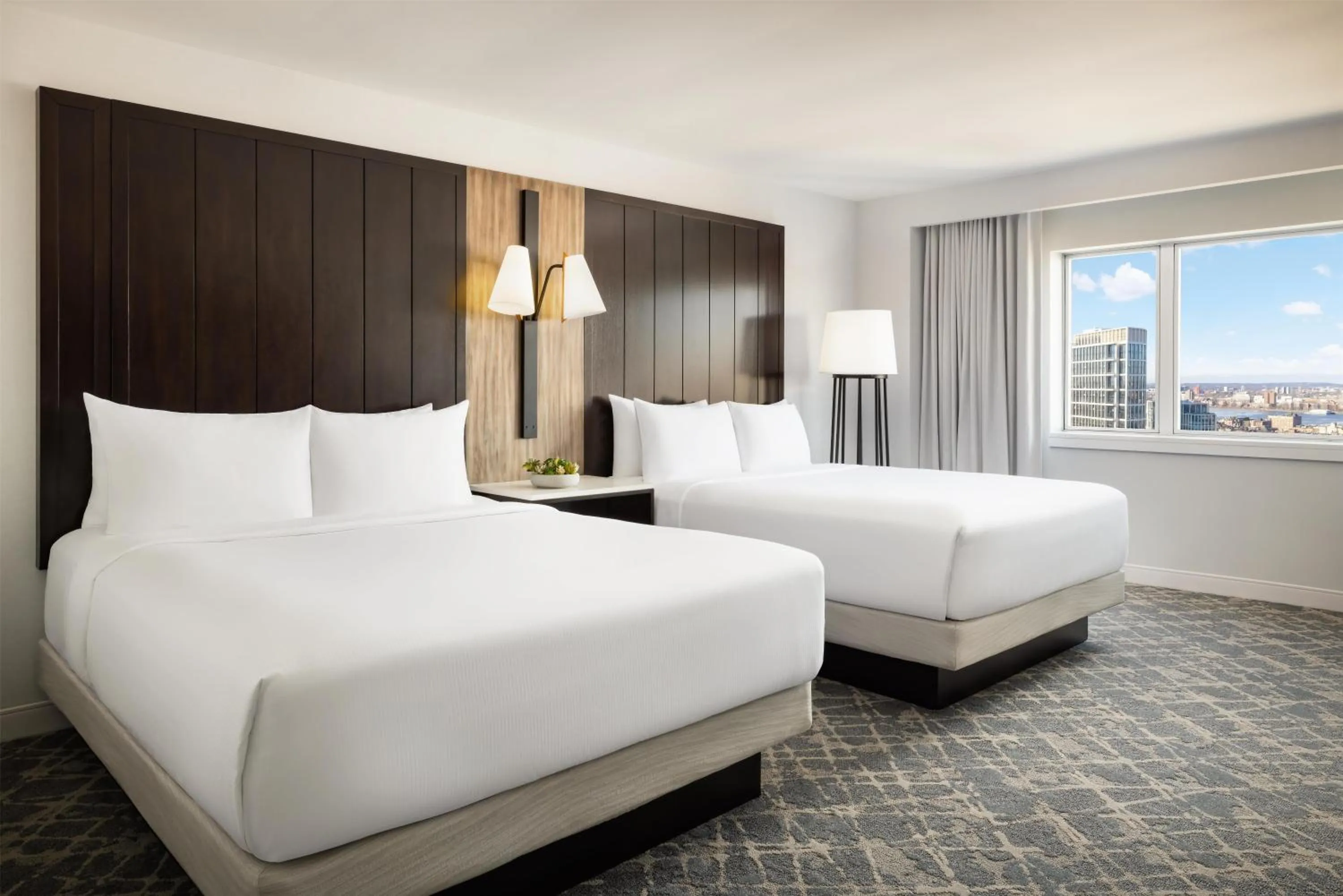 Bed in Hilton Boston Back Bay