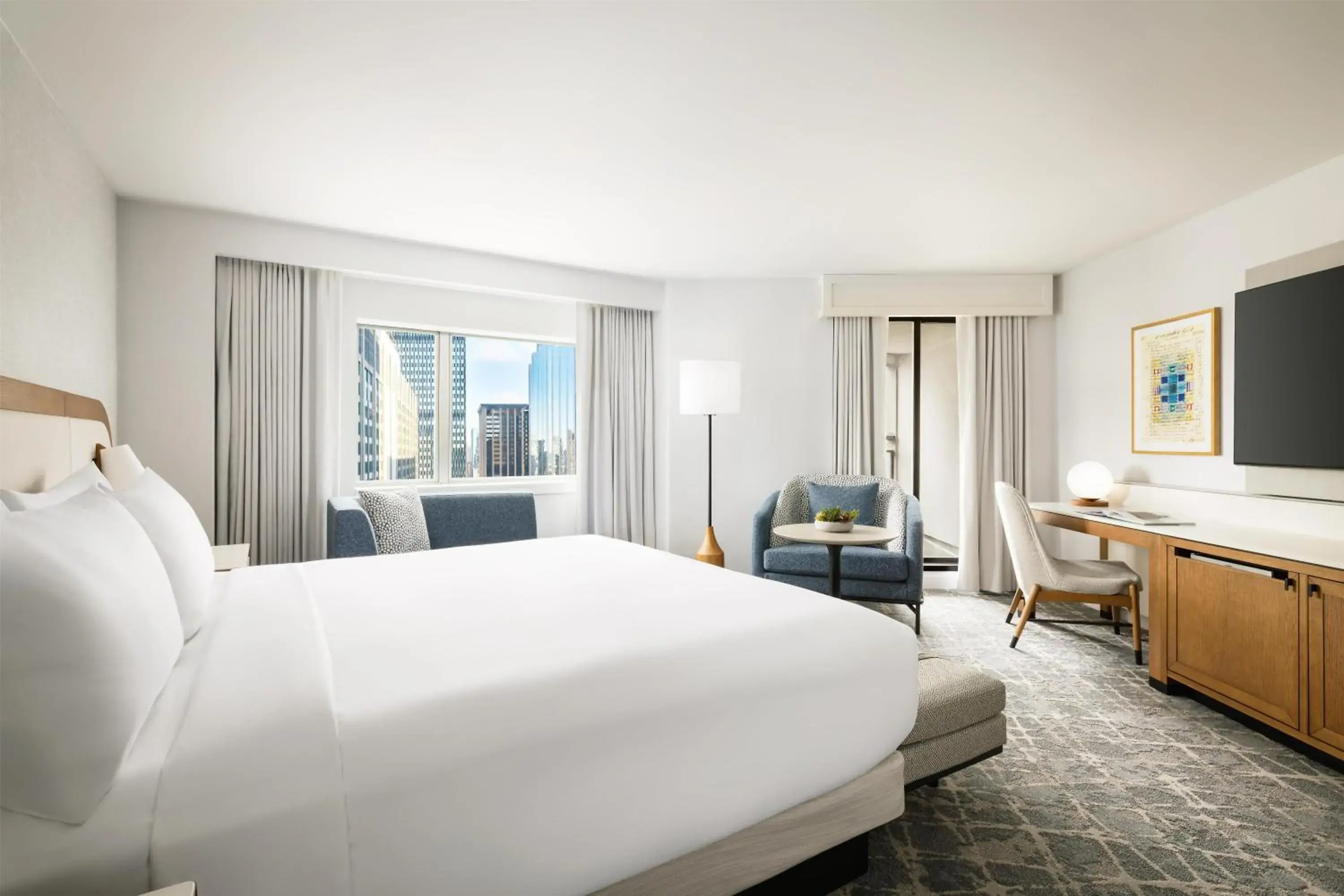 View (from property/room), Bed in Hilton Boston Back Bay View (from property/room), Bed in Hilton Boston Back Bay