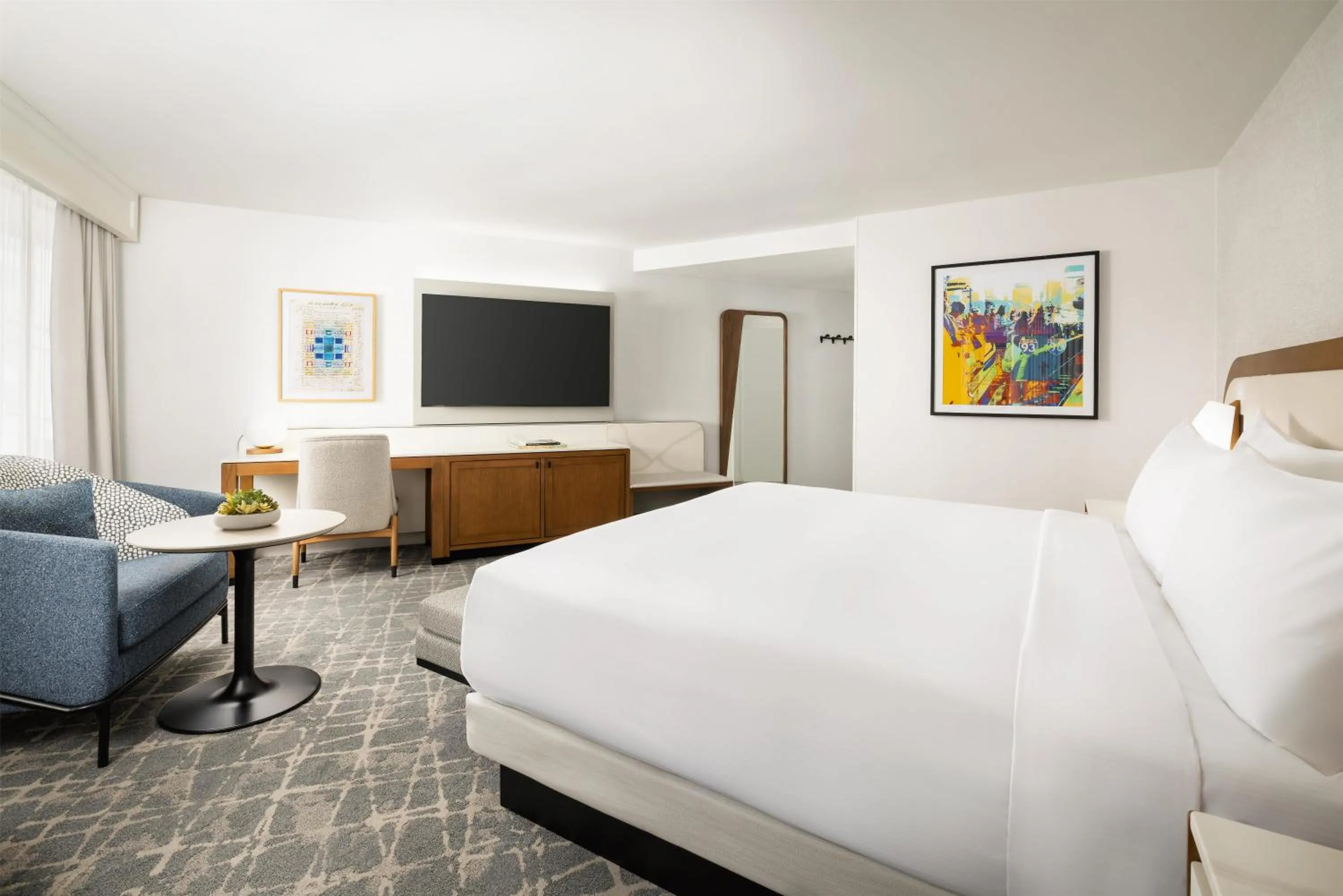 Bed in Hilton Boston Back Bay