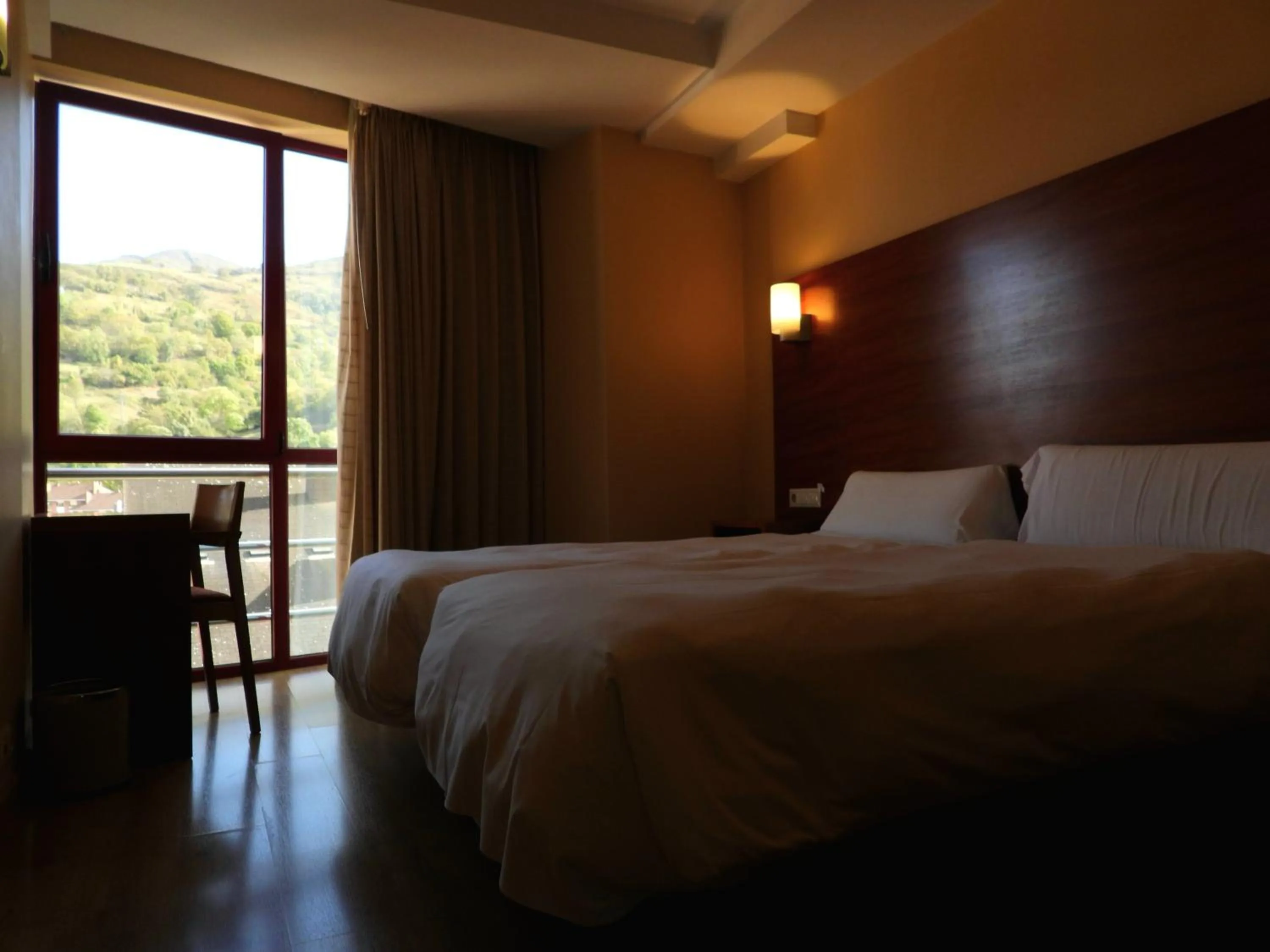 Bed in Hotel Ruta de la Plata de Asturias