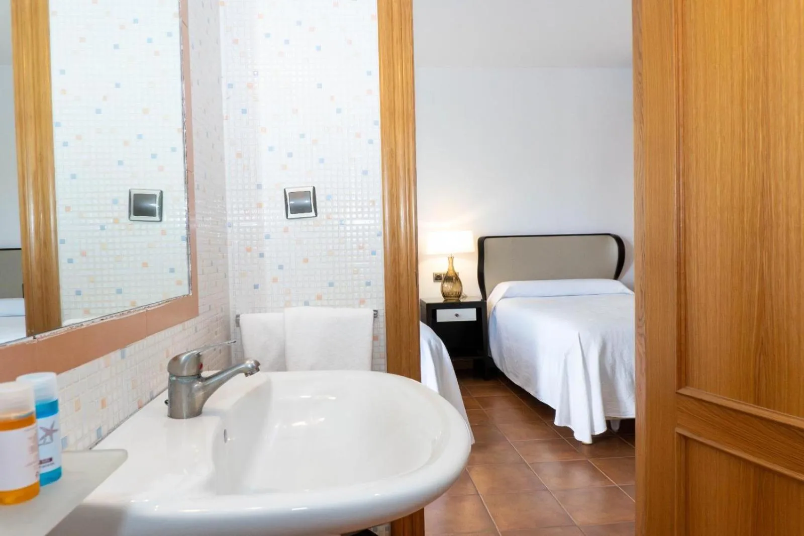 Bed in Hotel Restaurante Setos