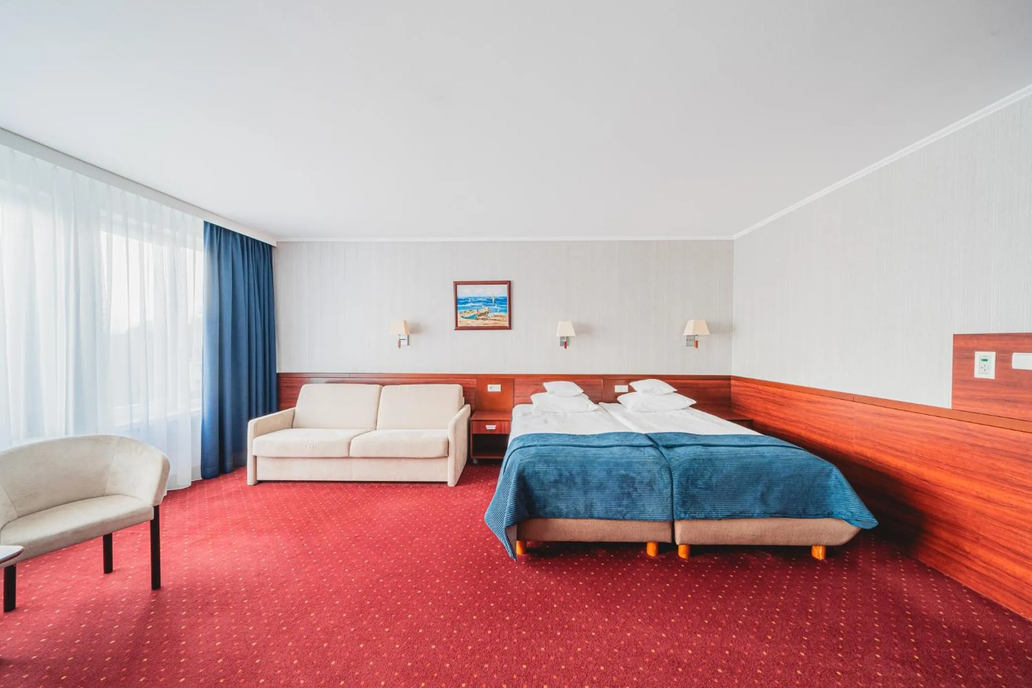 Bed in Hotel Lidia Spa & Wellness