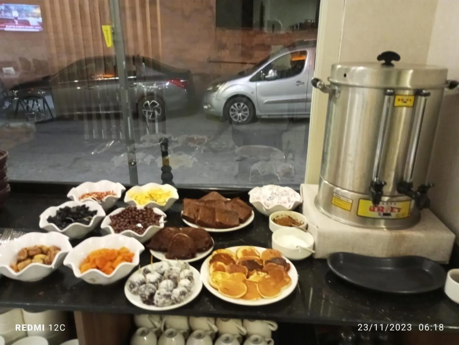 Buffet breakfast in Ugurlu Hotel