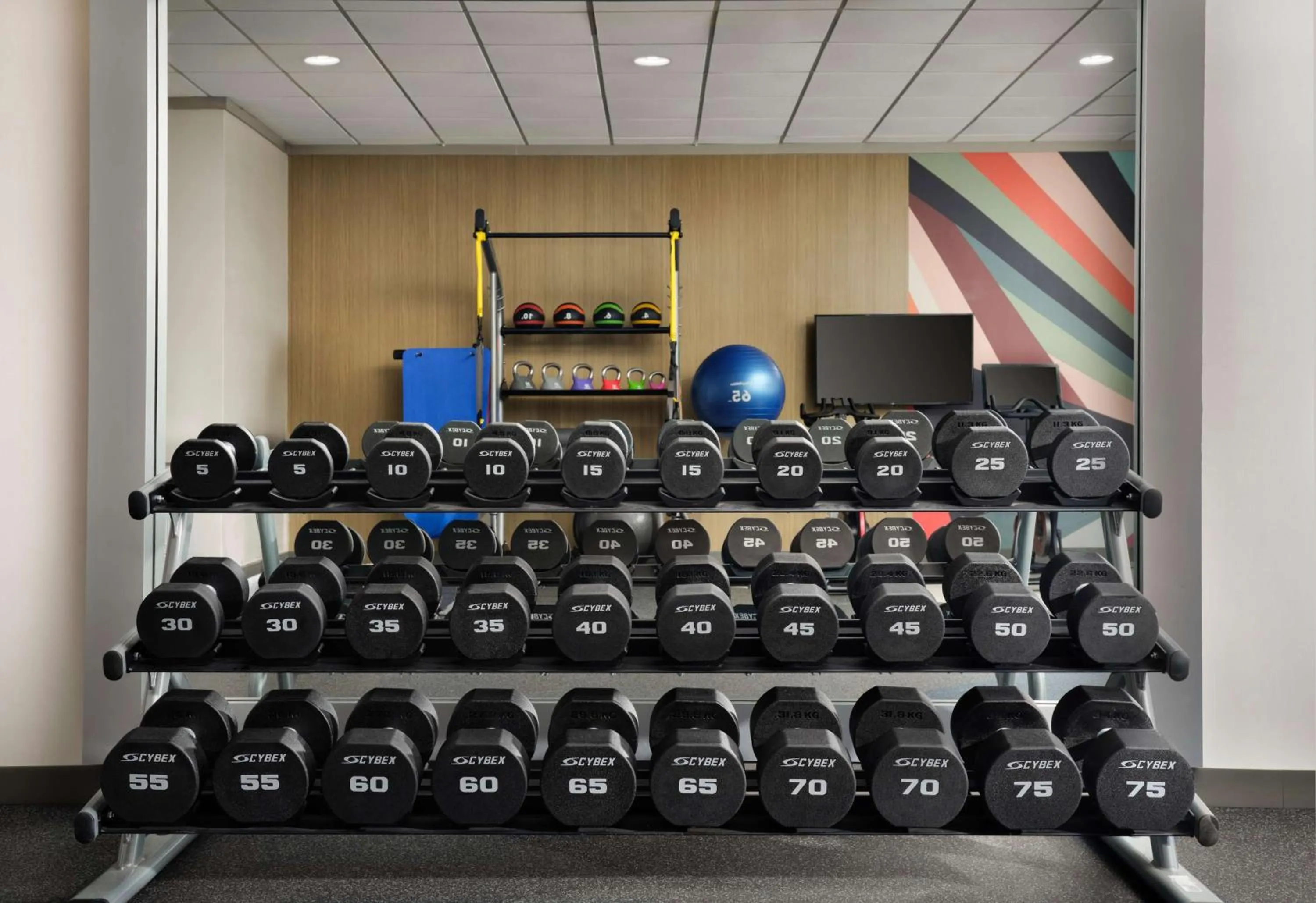 Fitness centre/facilities in Hilton Garden Inn Boston-Burlington