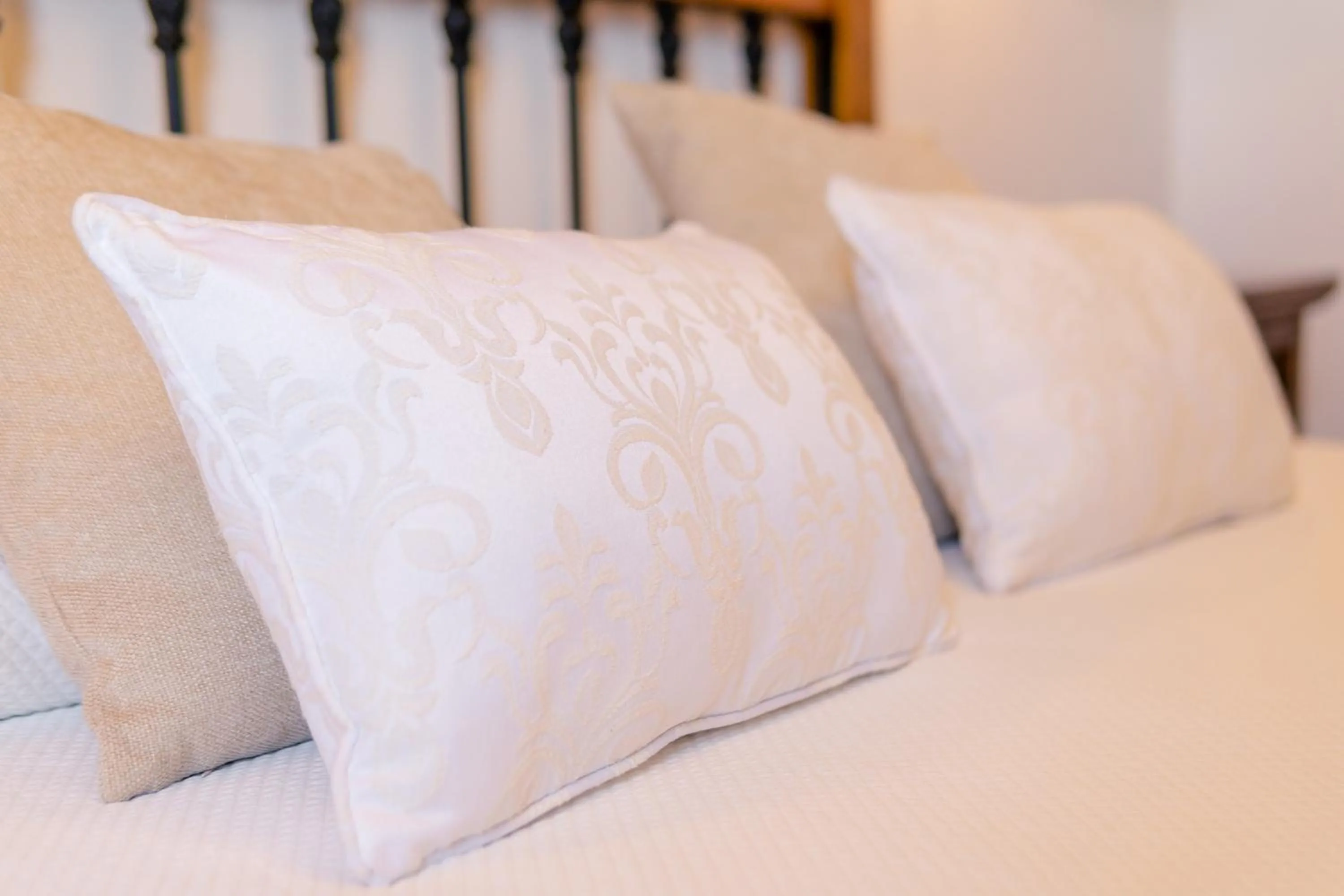 Decorative detail, Bed in Cortijo La Presa