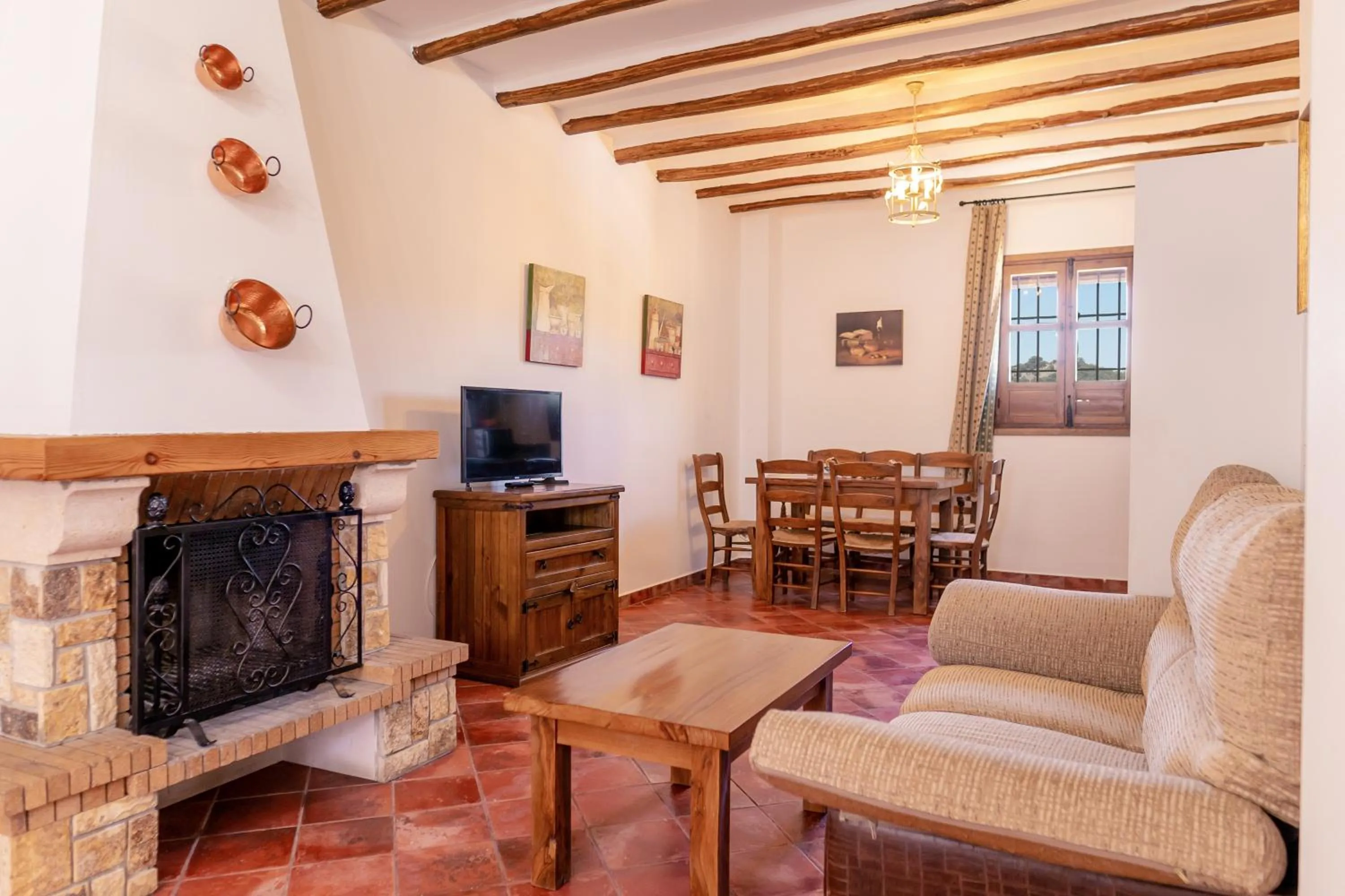 Living room in Cortijo La Presa