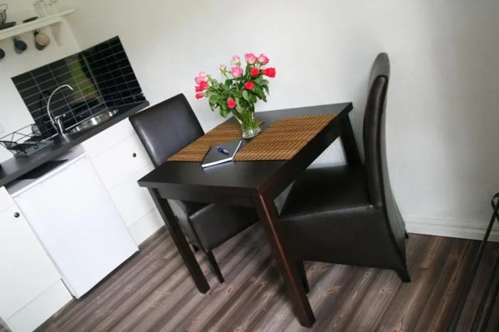 Dining area in Kuskahusen vandrarhem