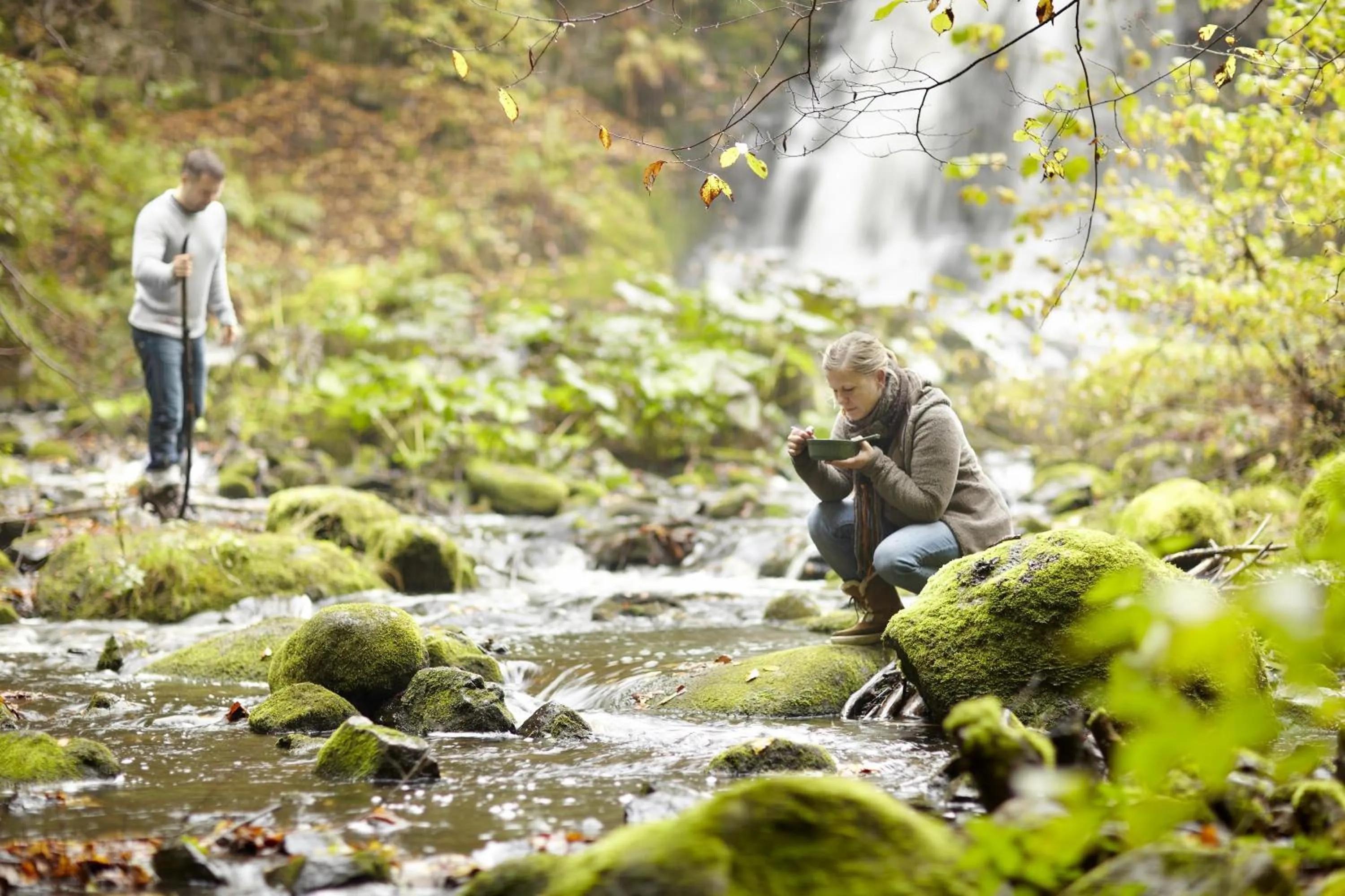 People in Kuskahusen vandrarhem