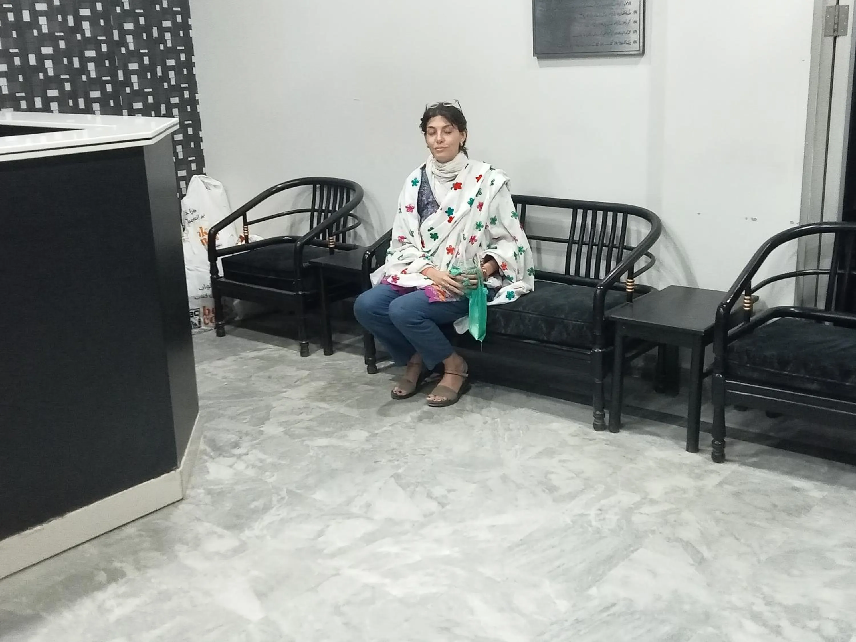 Seating area in Hotel Bilal