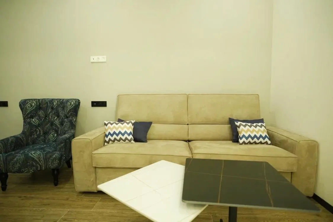 Seating area in 4Guest Hotel