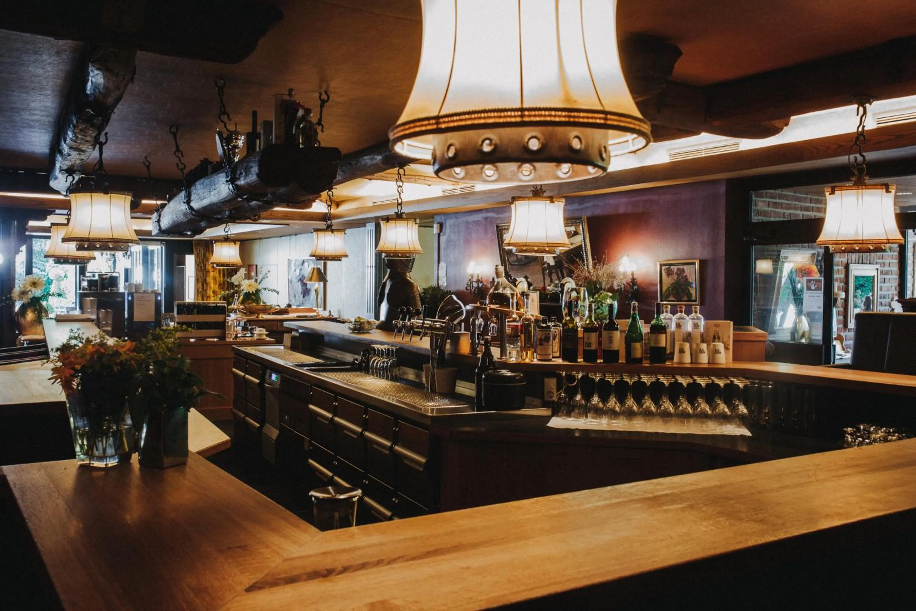 Lounge or bar in Burghotel Pass