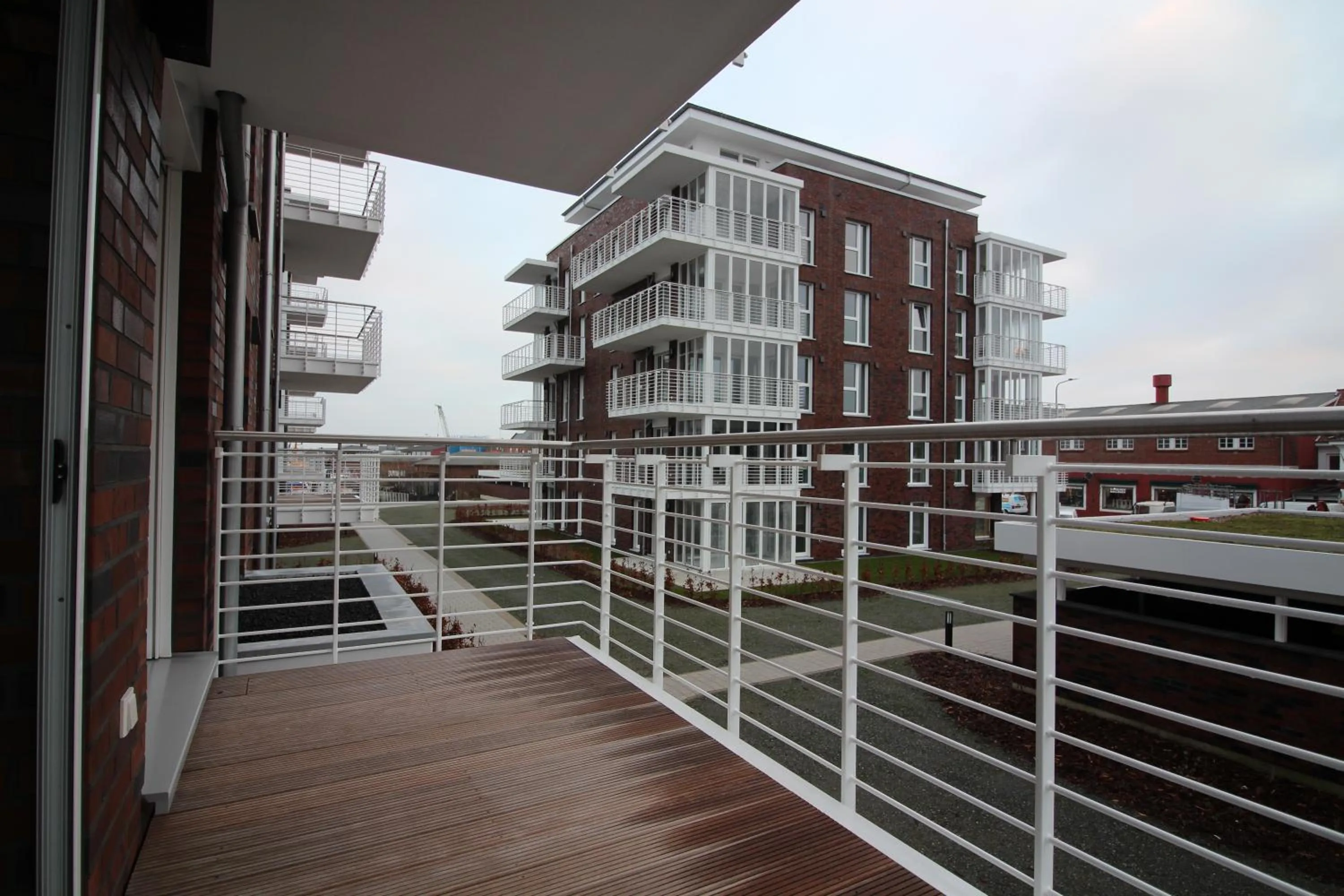 Balcony/Terrace in Wohnen am Yachthafen W25